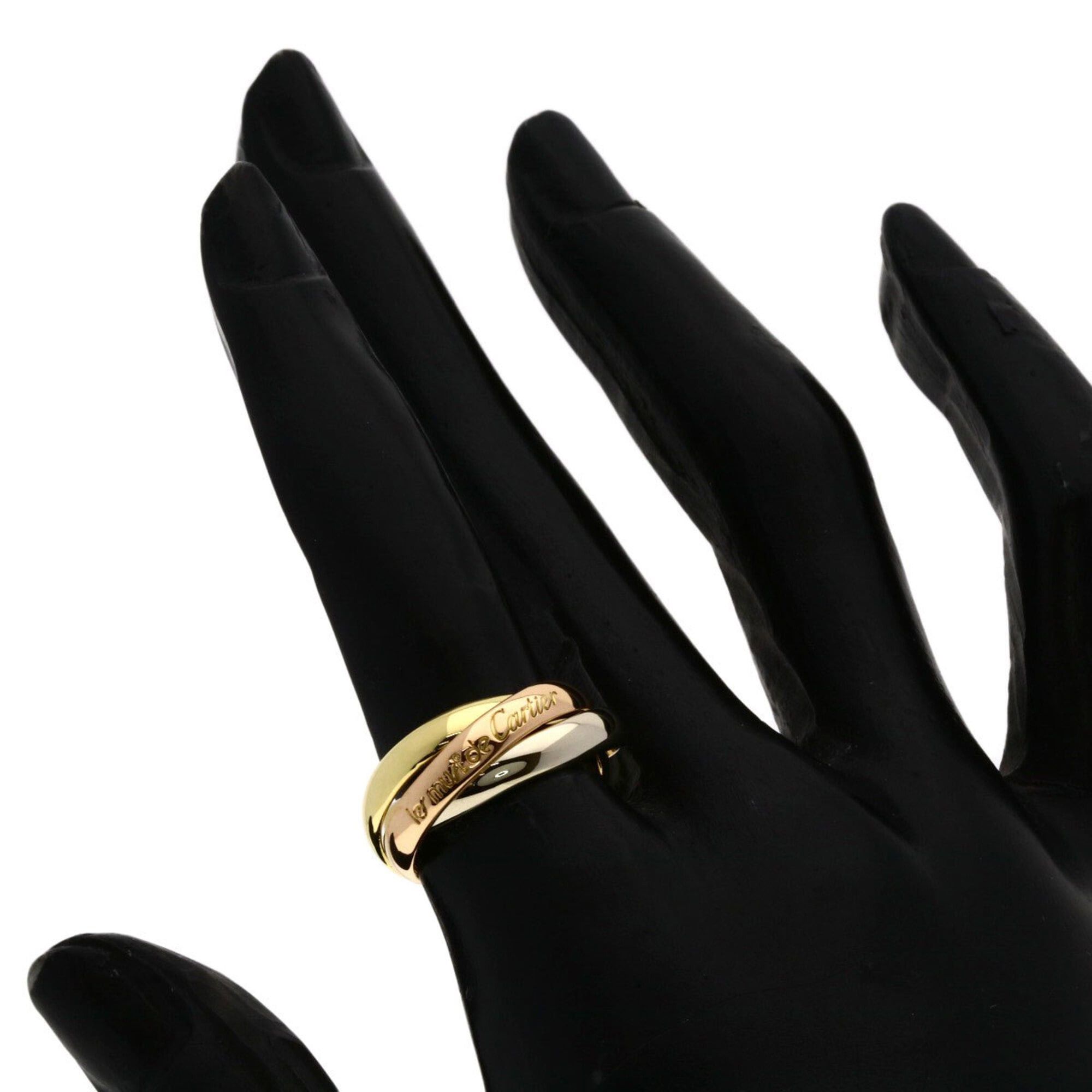 Cartier Cartier Trinity #50 Ring - 18K Yellow Gold/18K White Pink Gold Women's CARTIER Size ONE SIZE - 4 Thumbnail