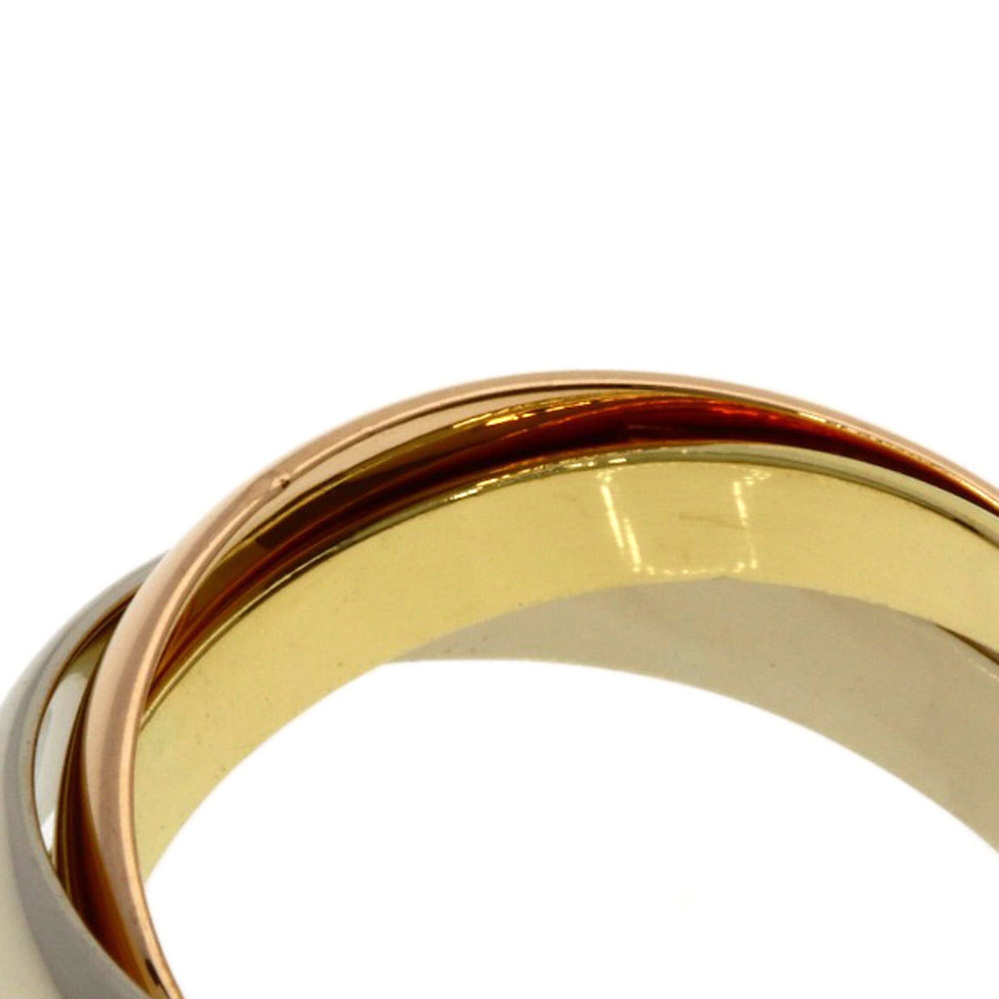 Cartier Cartier Trinity #50 Ring - 18K Yellow Gold/18K White Pink Gold Women's CARTIER Size ONE SIZE - 5 Thumbnail