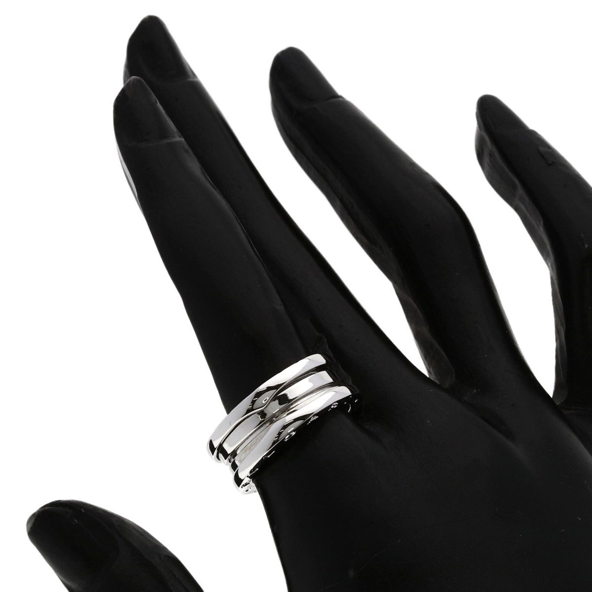 Bvlgari BVLGARI B-zero1 2-band ring #53, 18K white gold, women's. Size ONE SIZE - 5 Thumbnail
