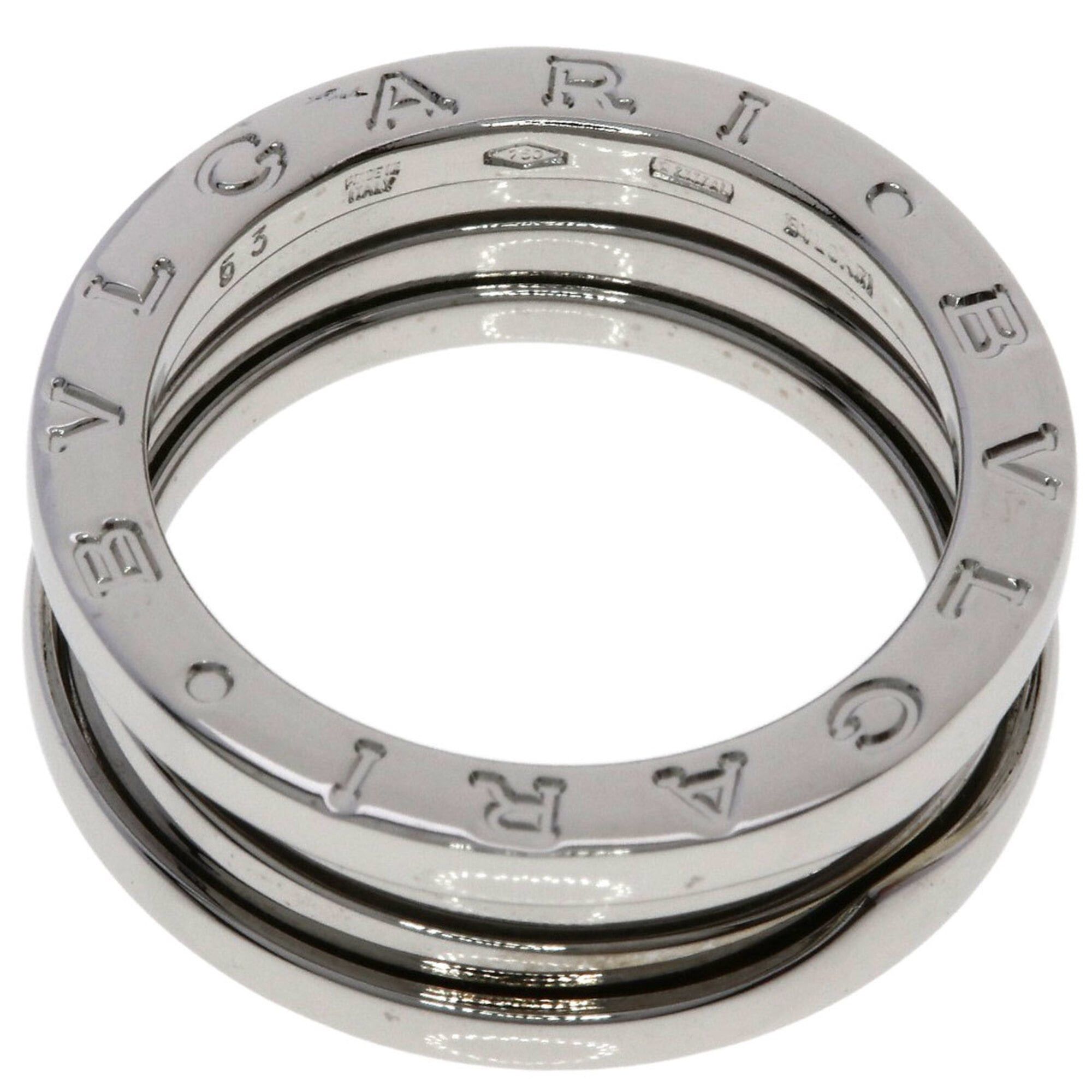 Bvlgari BVLGARI B-zero1 2-band ring #53, 18K white gold, women's. Size ONE SIZE - 4 Thumbnail