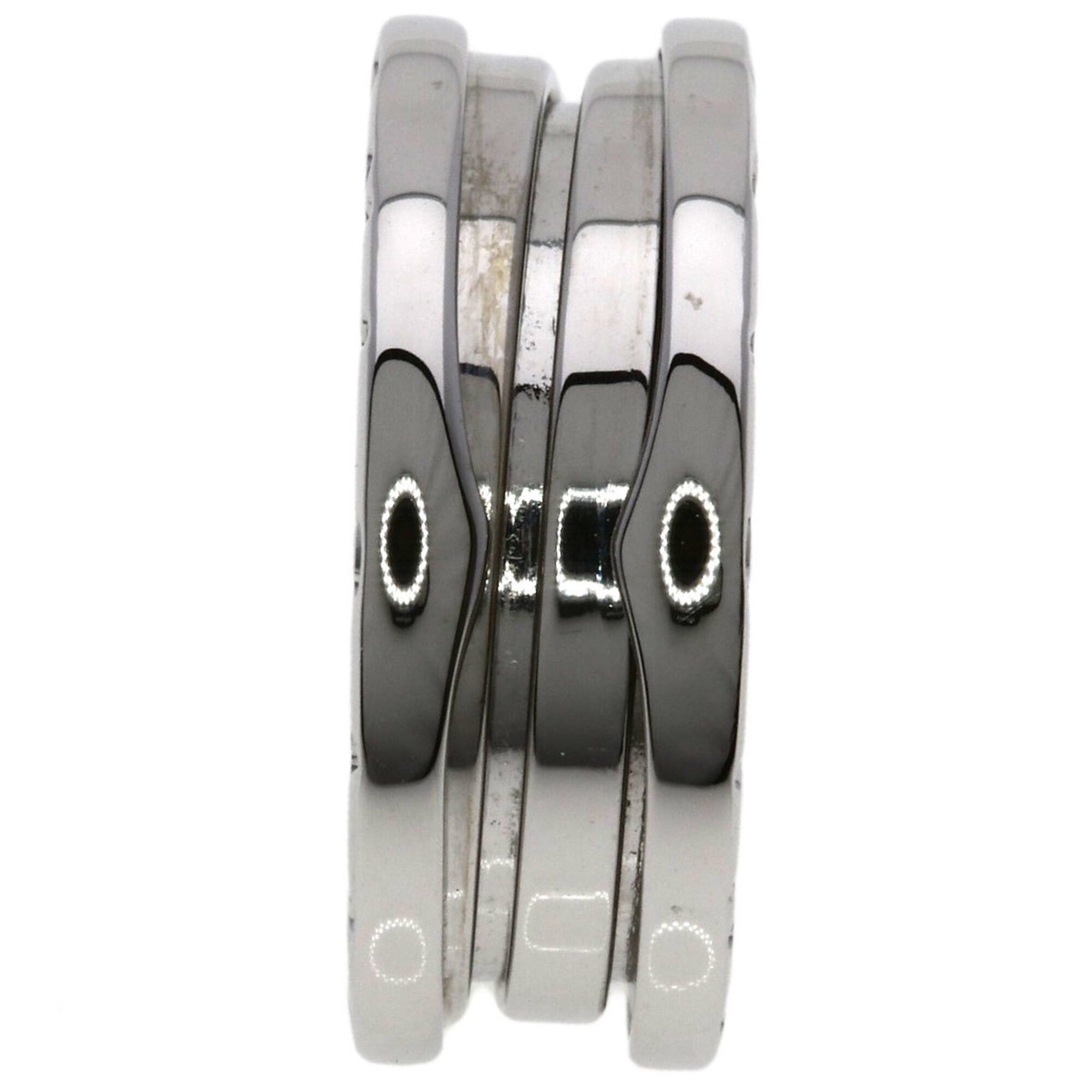 Bvlgari BVLGARI B-zero1 2-band ring #53, 18K white gold, women's. Size ONE SIZE - 3 Thumbnail