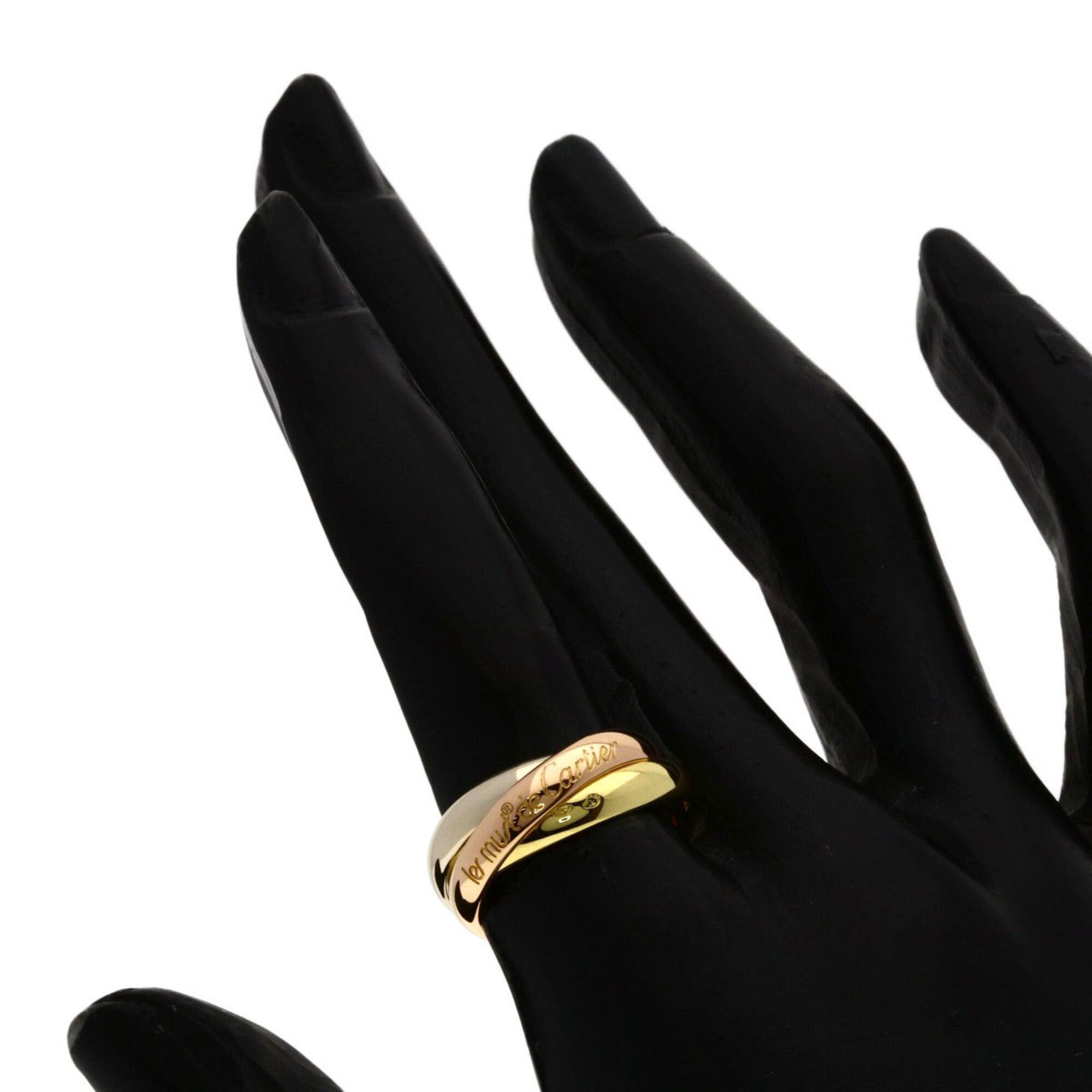 Cartier Cartier Trinity #50 Ring - 18K Yellow Gold/18K White Pink Gold Women's CARTIER Size ONE SIZE - 5 Thumbnail
