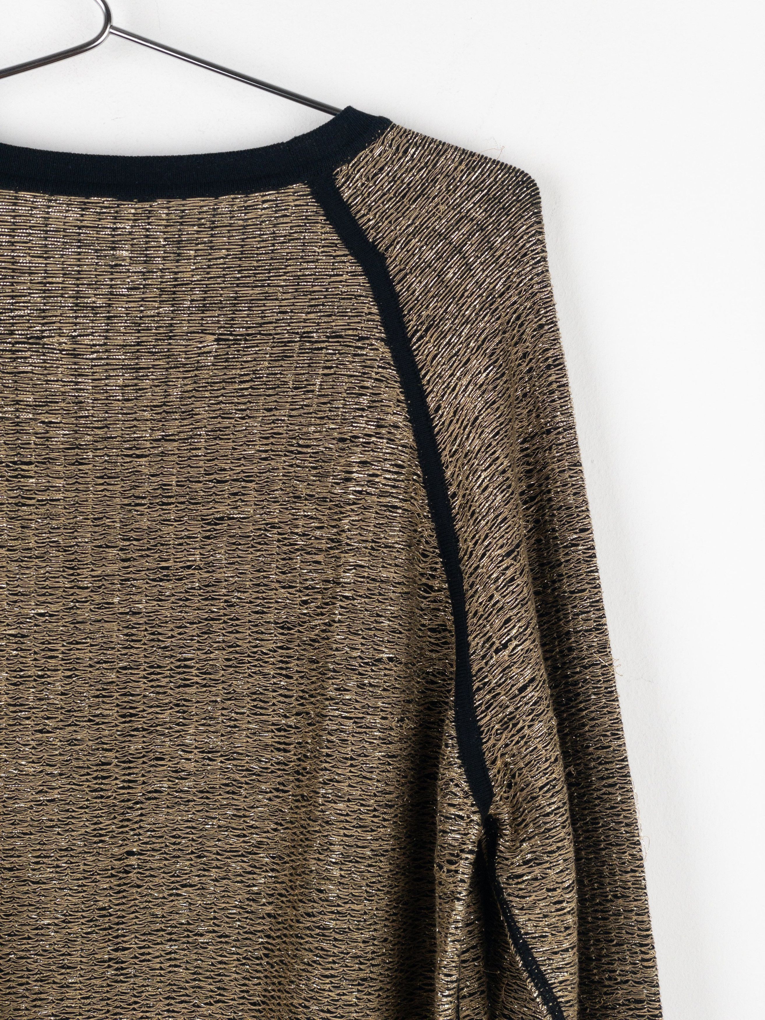Dior Homme by Kris van Assche SS09 Metallic Gold-Colored Sweater Size US XL / EU 56 / 4 - 8 Thumbnail
