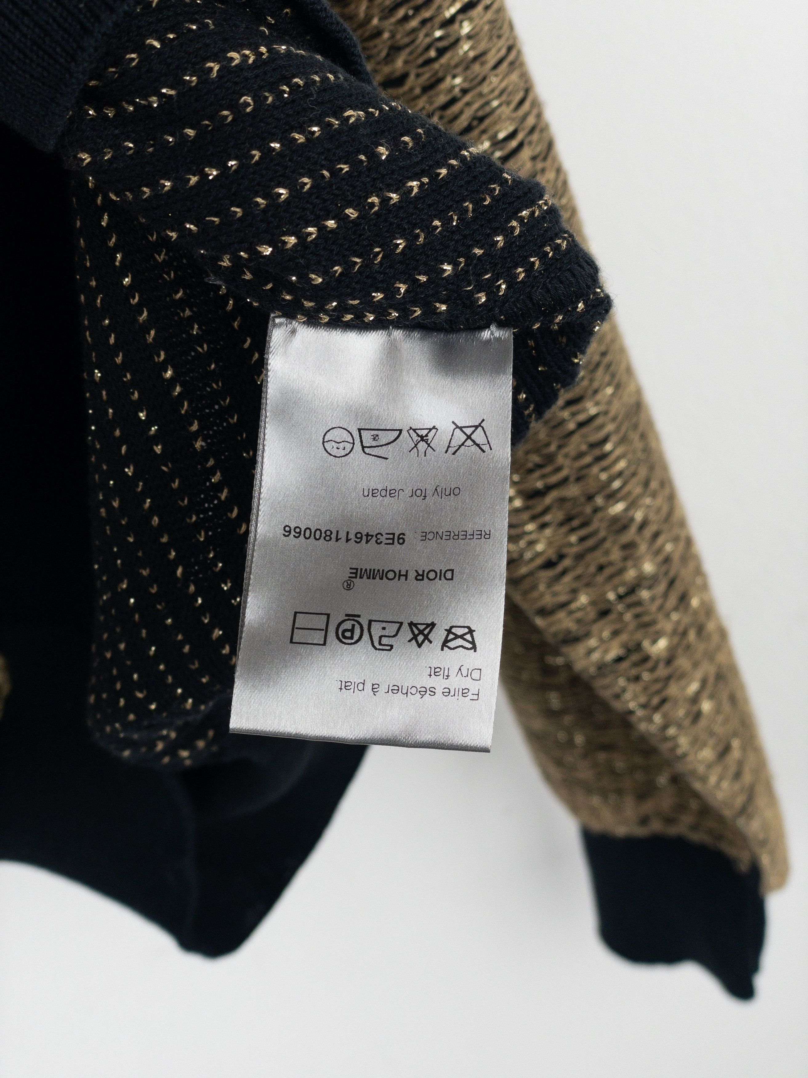 Dior Homme by Kris van Assche SS09 Metallic Gold-Colored Sweater Size US XL / EU 56 / 4 - 12 Thumbnail