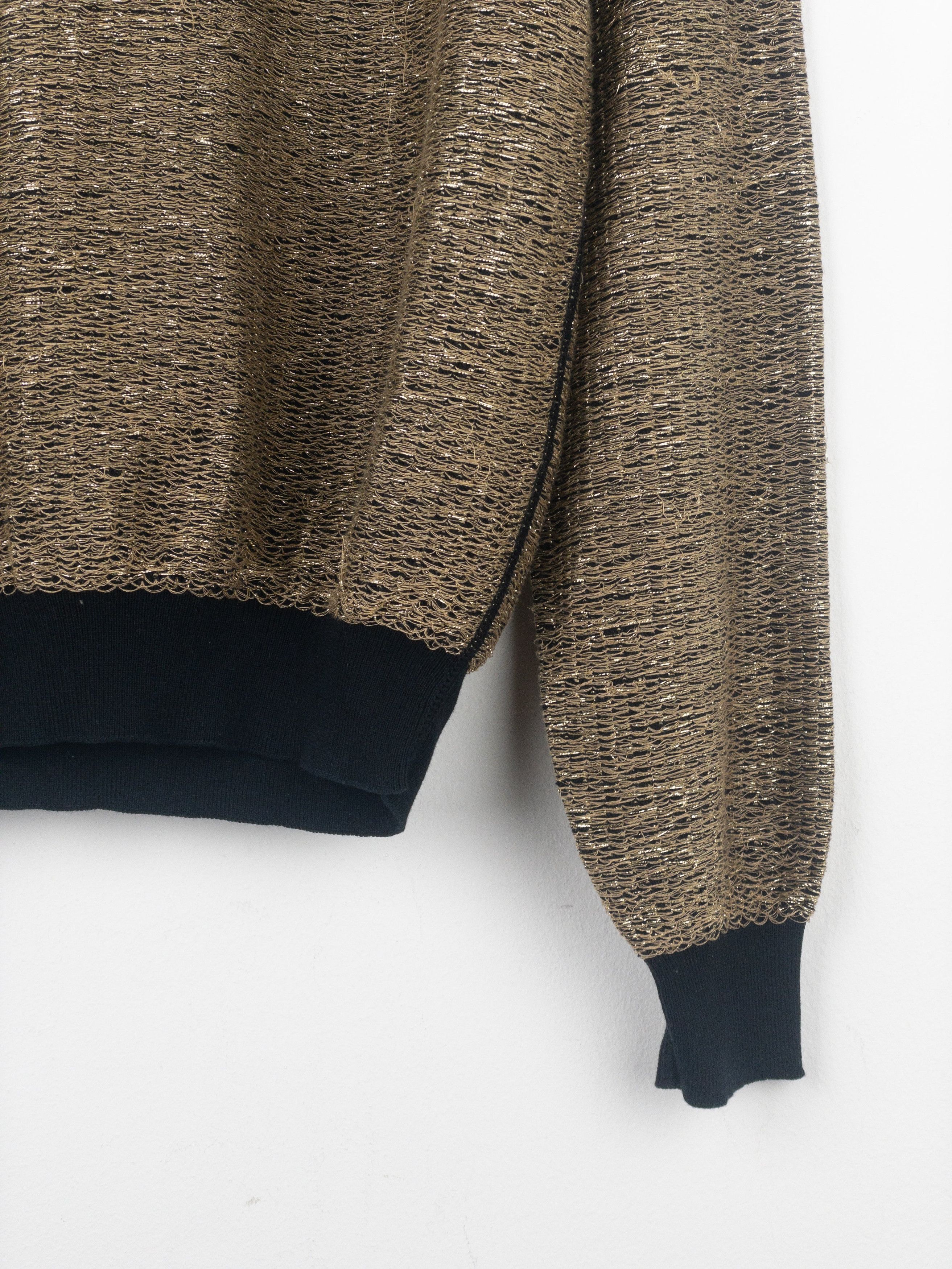 Dior Homme by Kris van Assche SS09 Metallic Gold-Colored Sweater Size US XL / EU 56 / 4 - 6 Thumbnail