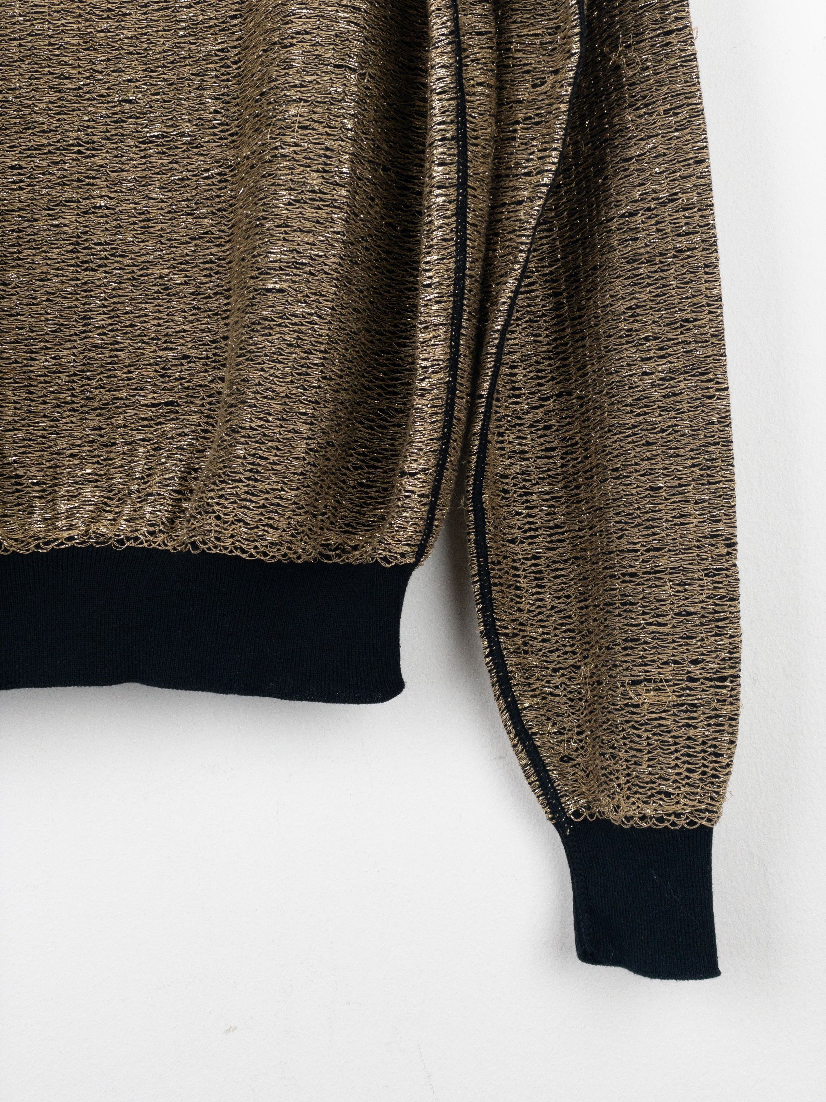 Dior Homme by Kris van Assche SS09 Metallic Gold-Colored Sweater Size US XL / EU 56 / 4 - 9 Thumbnail