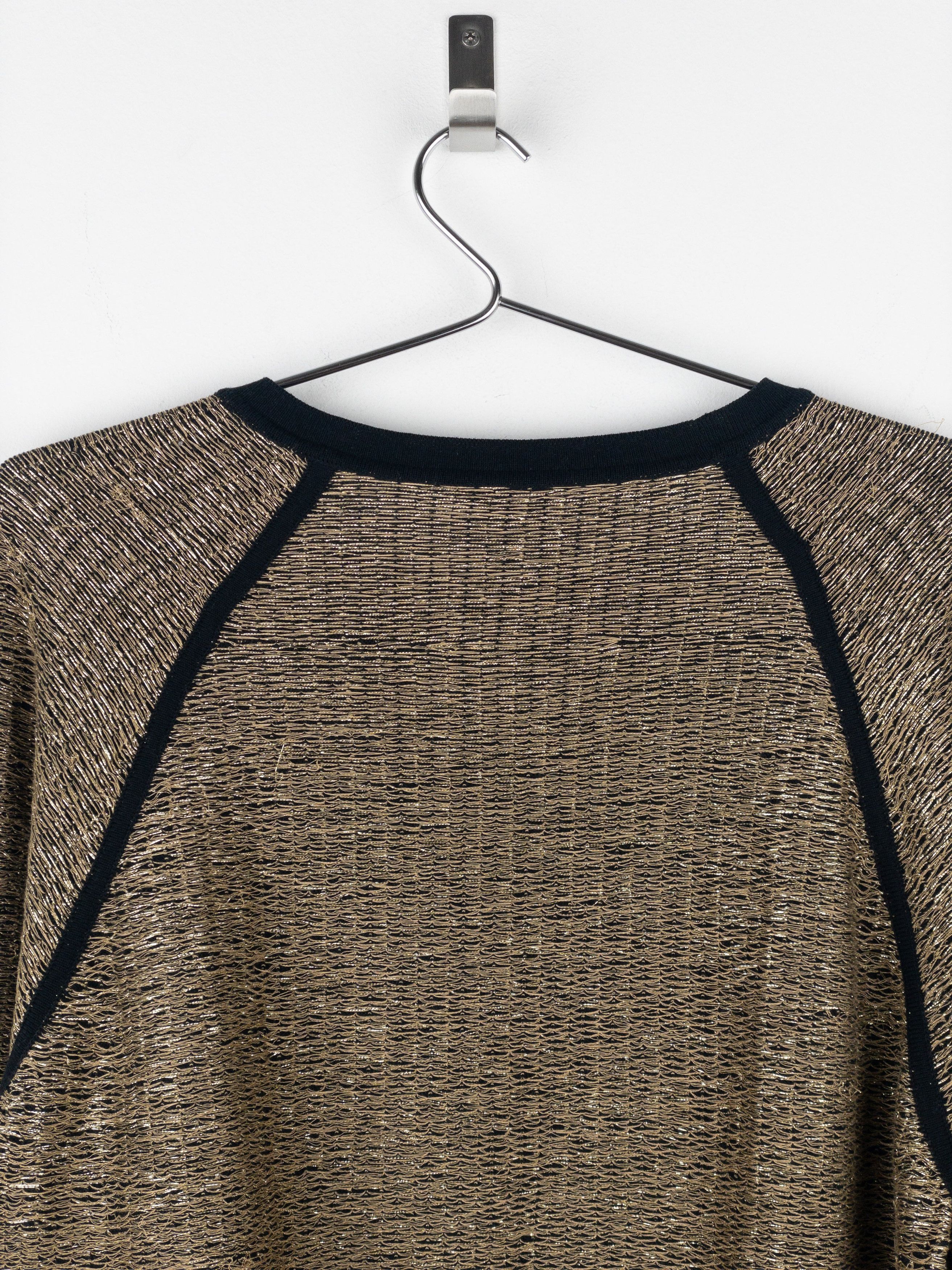Dior Homme by Kris van Assche SS09 Metallic Gold-Colored Sweater Size US XL / EU 56 / 4 - 7 Thumbnail