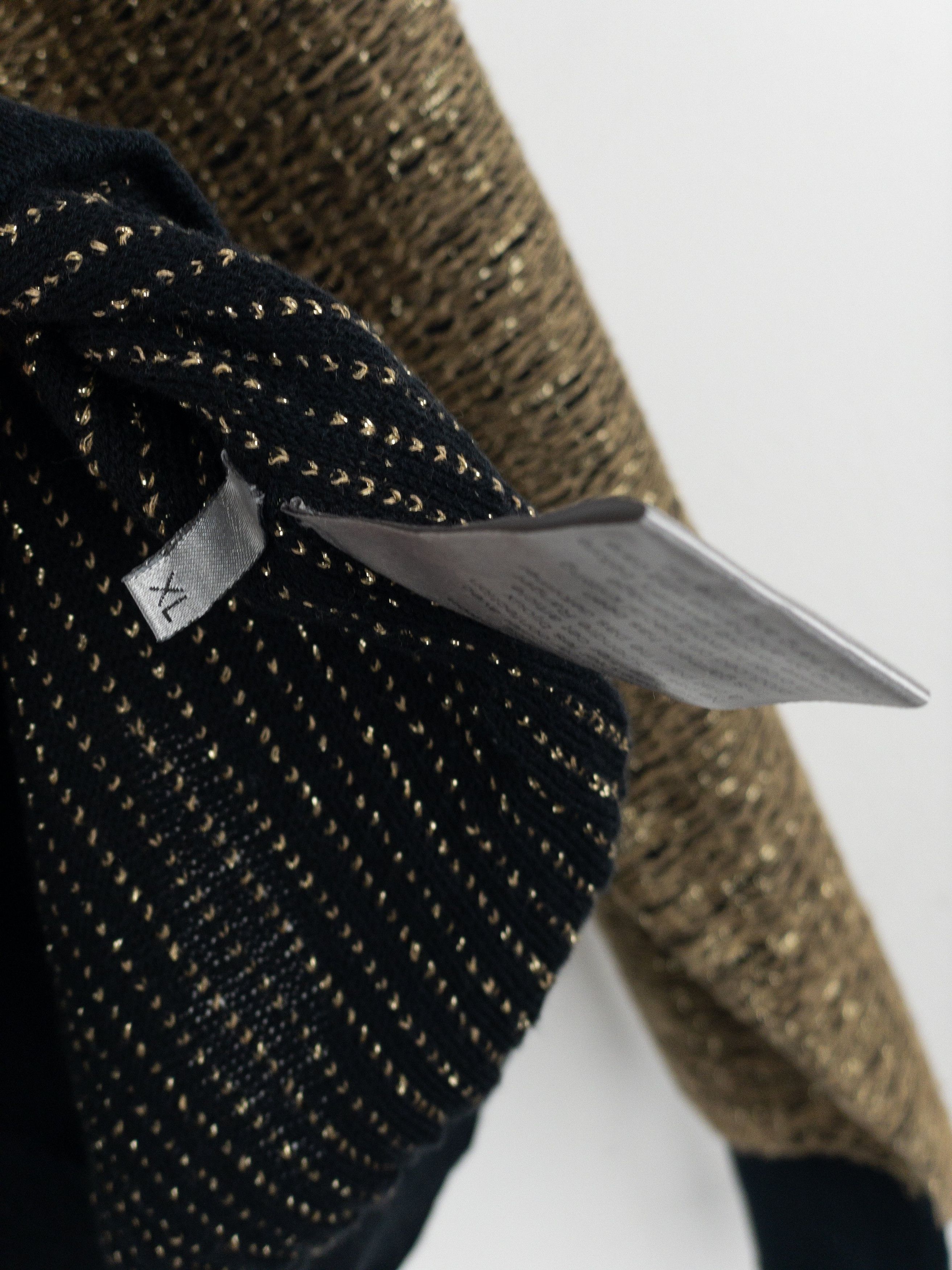 Dior Homme by Kris van Assche SS09 Metallic Gold-Colored Sweater Size US XL / EU 56 / 4 - 11 Thumbnail