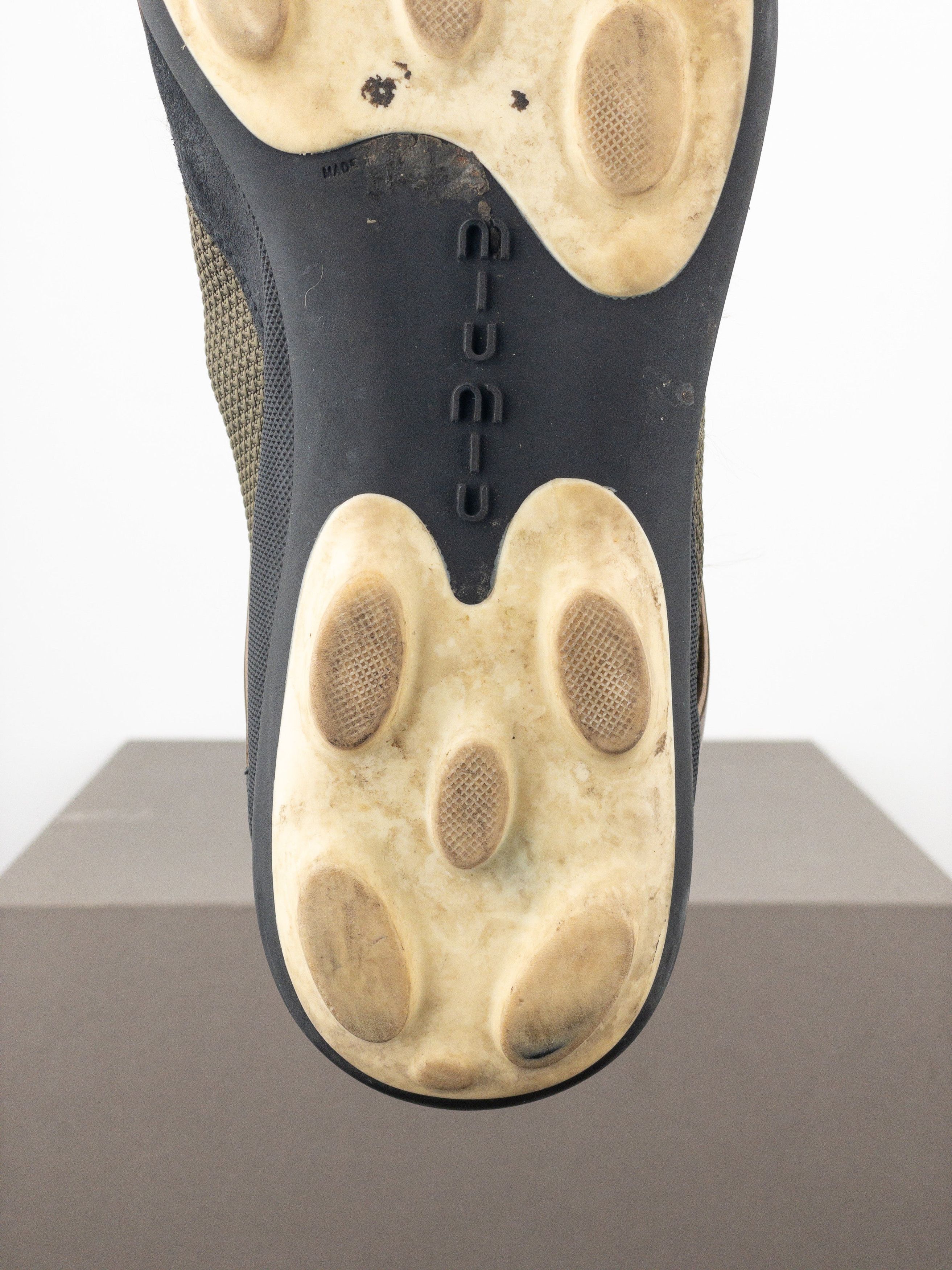Miu Miu AW04 Sample Hybrid Sports Spike-Sole Cleat Sneakers Size US 9 / EU 42 - 9 Thumbnail