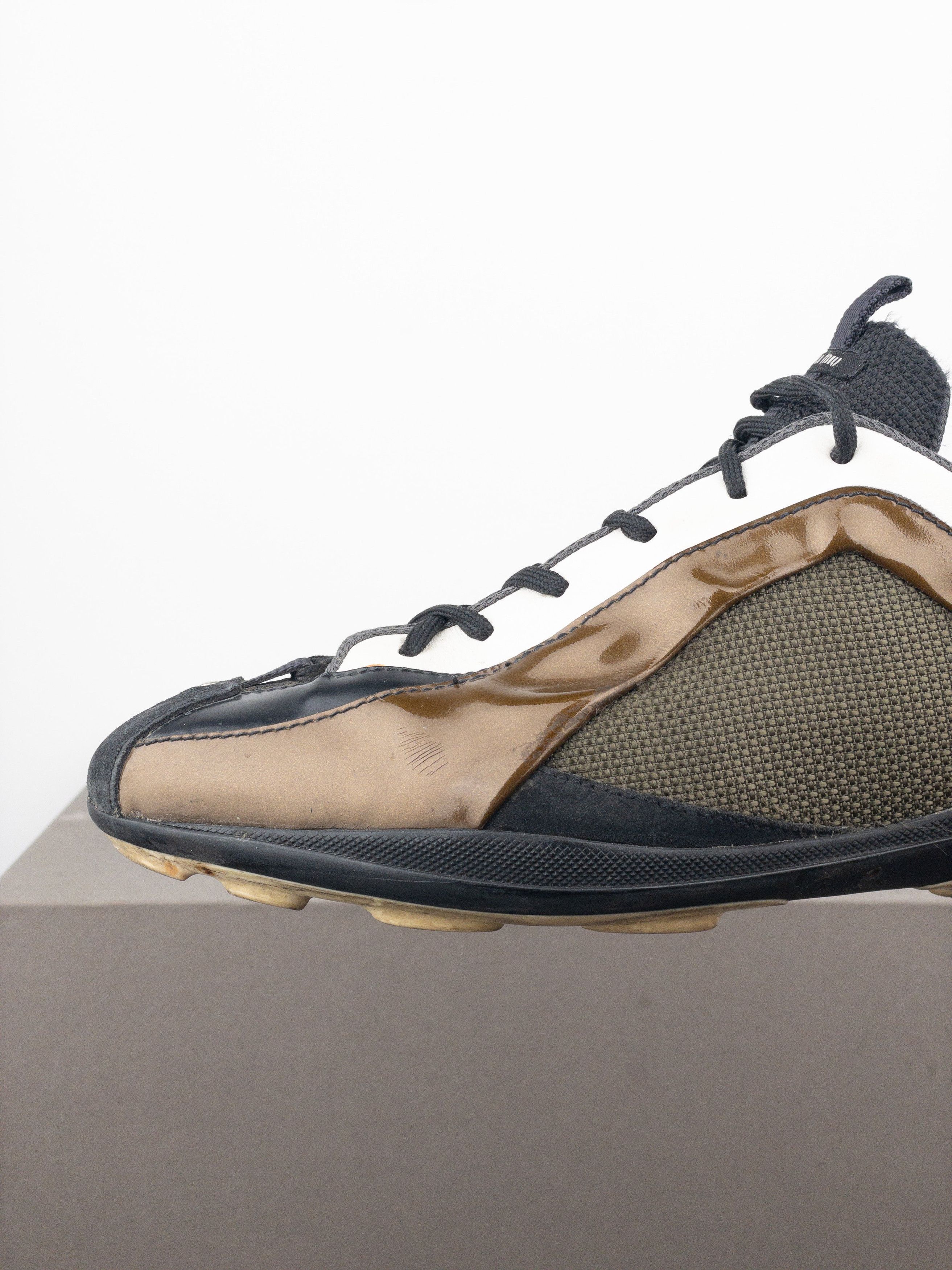 Miu Miu AW04 Sample Hybrid Sports Spike-Sole Cleat Sneakers Size US 9 / EU 42 - 8 Thumbnail