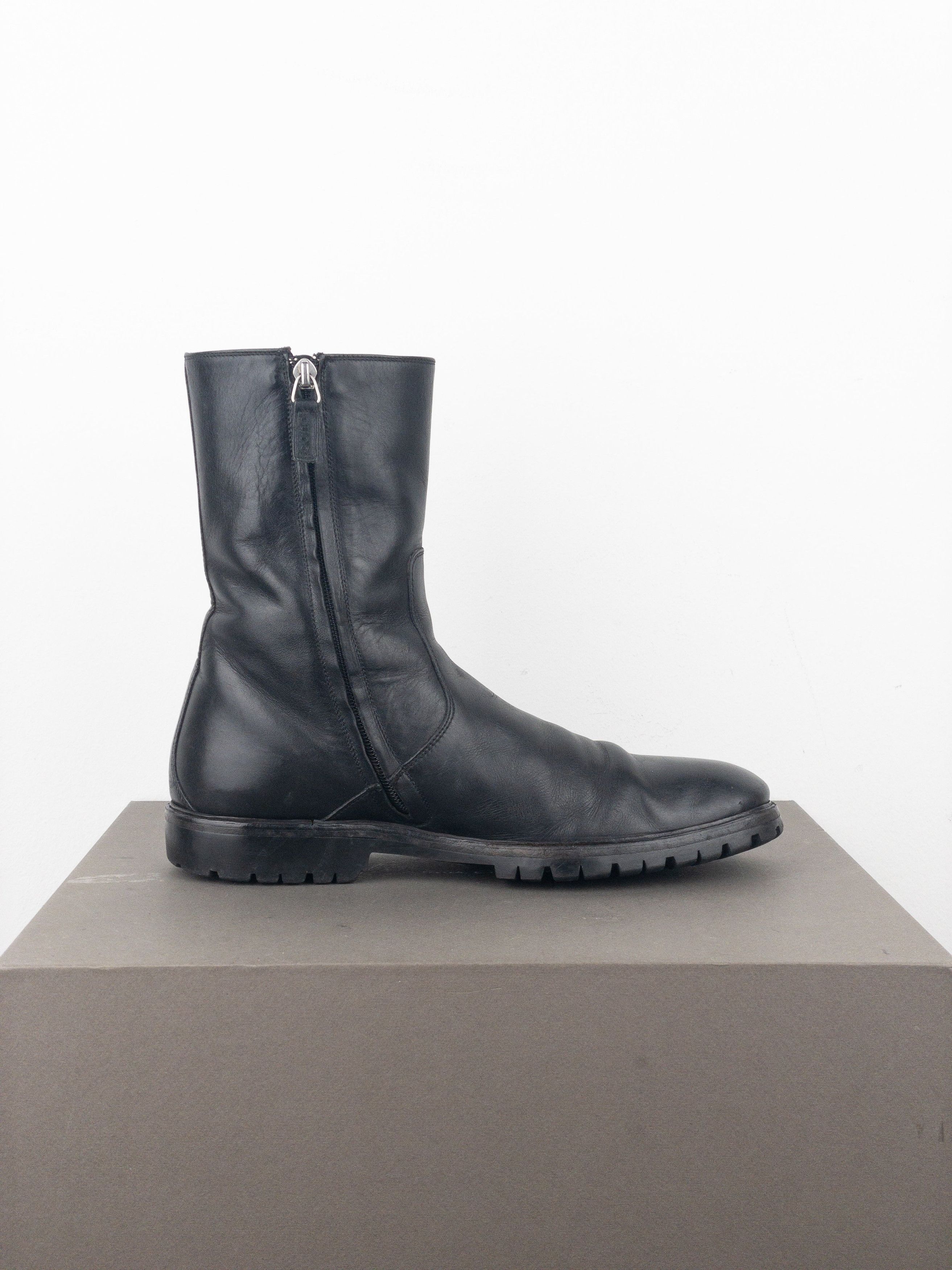 Gucci by Tom Ford 2000s Lug Sole Moto Biker Boots Size US 8 / EU 41 - 6 Thumbnail