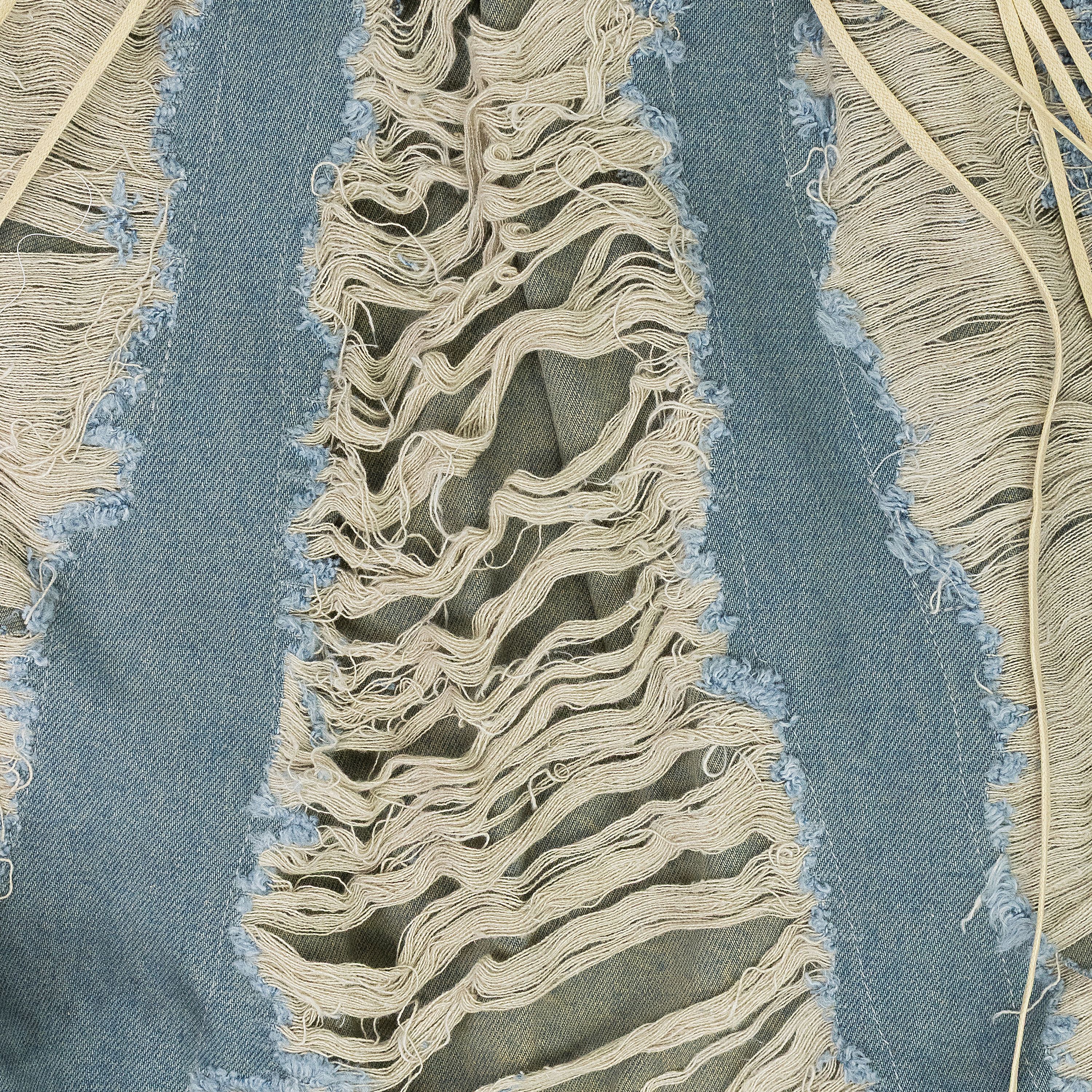Who Decides War Who Decides War BLUE LACED WINDOW MAXI SKIRT SIZE 36 Size 36" / US 14 / IT 50 - 6 Thumbnail