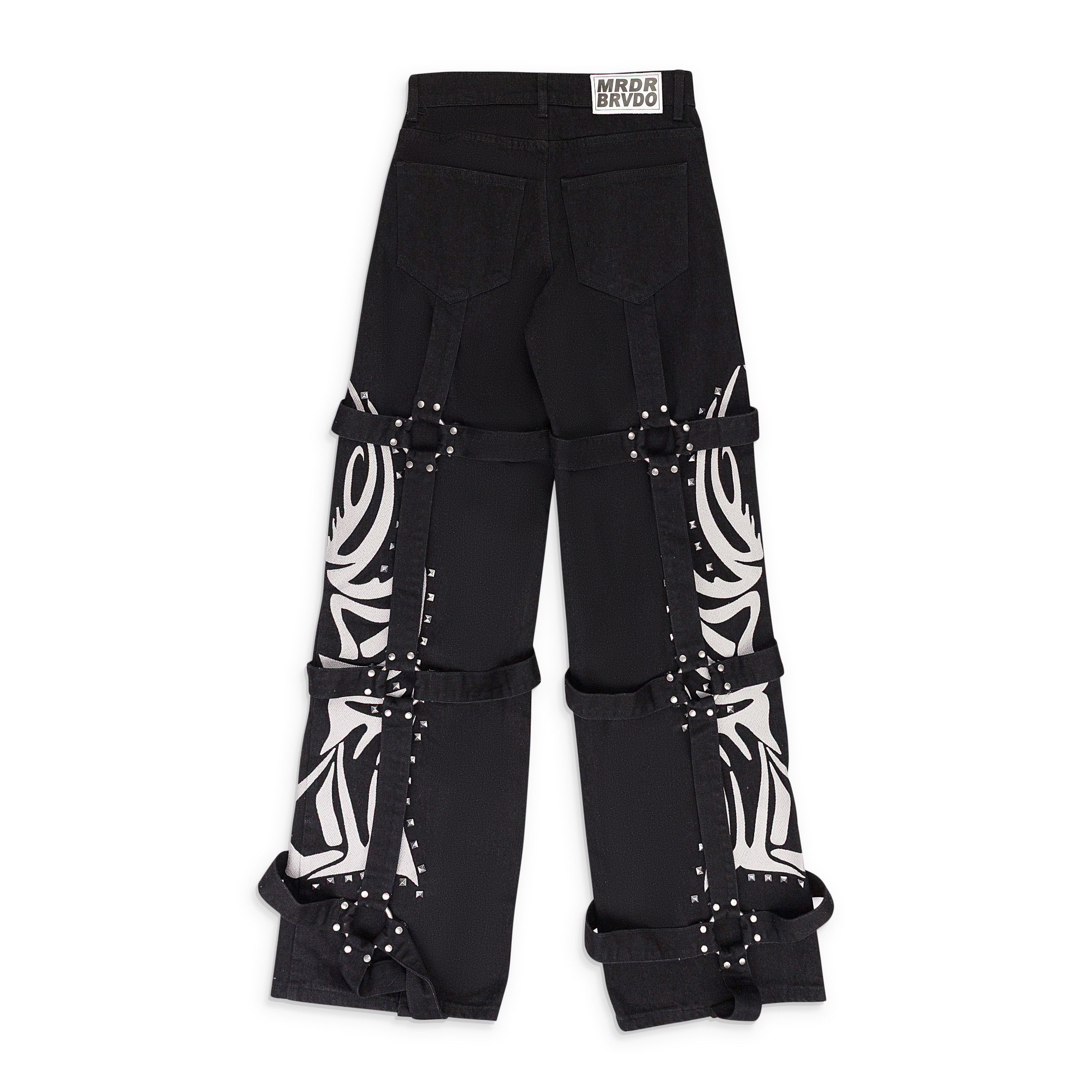 Who Decides War Who Decides War WINGED LOGO BONDAGE PANT Size 27 Size US 27 - 2 Thumbnail