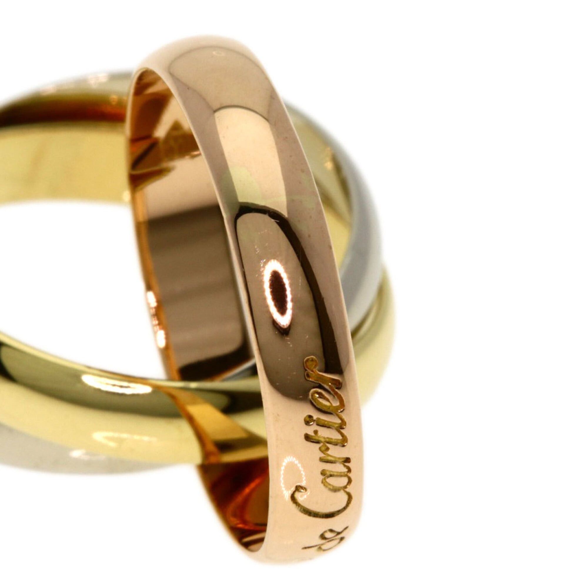 Cartier Cartier Trinity #49 Ring - 18K Yellow Gold/18K Pink White Gold Women's CARTIER Size ONE SIZE - 5 Thumbnail