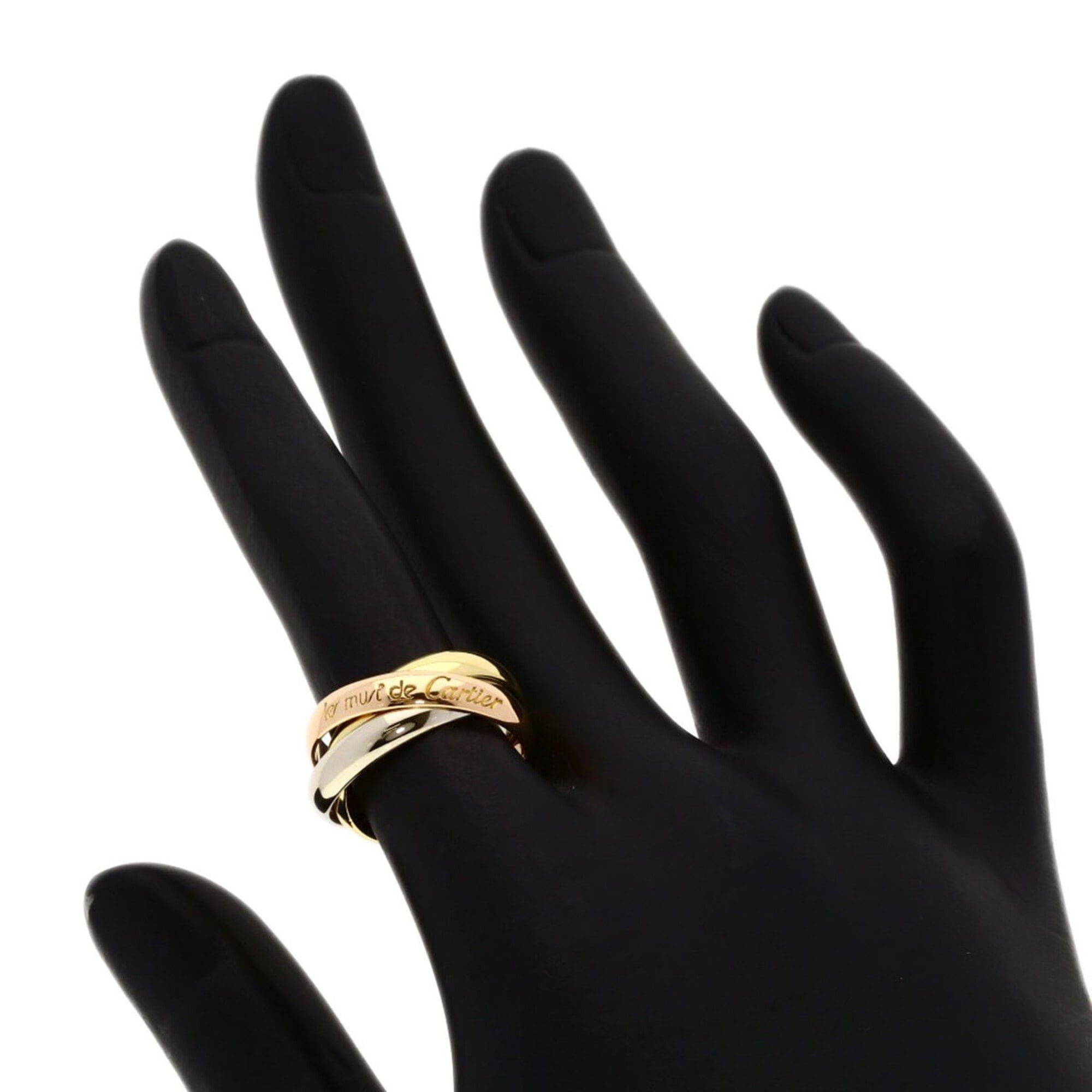 Cartier Cartier Trinity #49 Ring - 18K Yellow Gold/18K Pink White Gold Women's CARTIER Size ONE SIZE - 4 Thumbnail