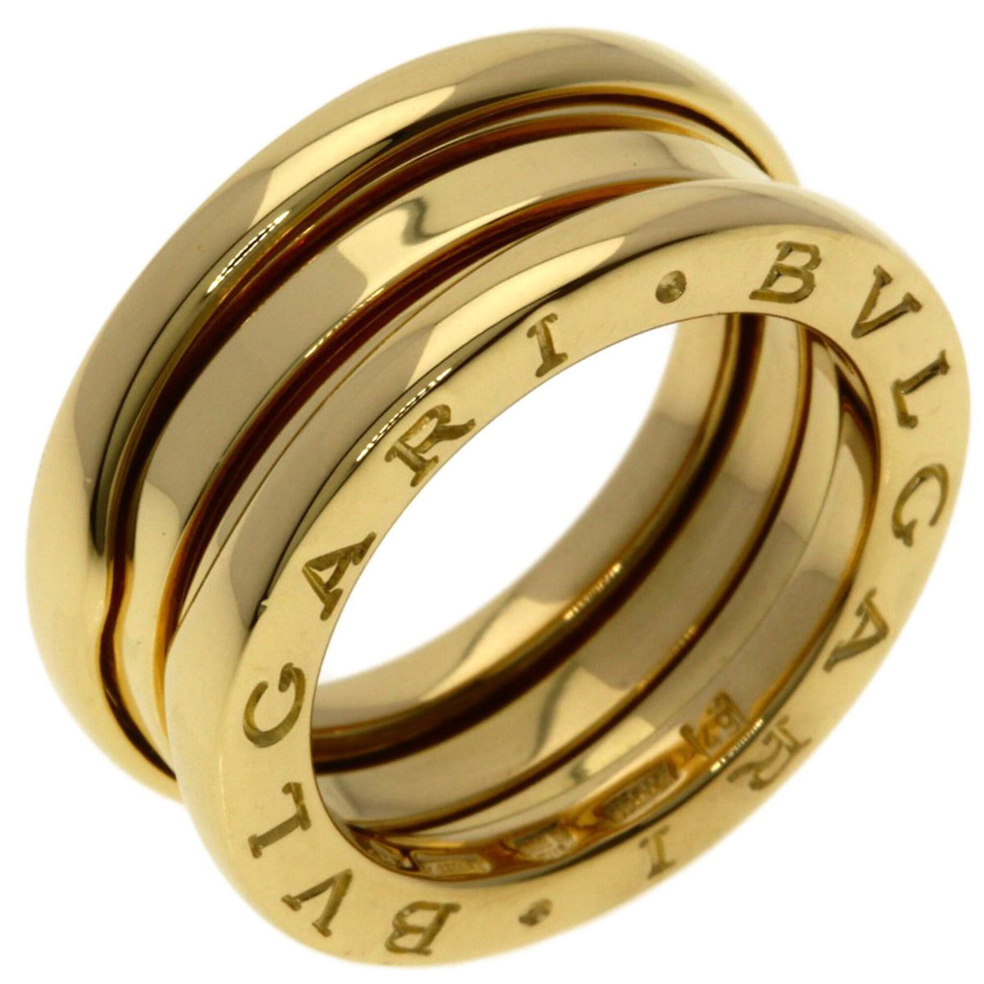 Bvlgari BVLGARI B-zero1 2-band ring #49, 18K yellow gold, women's. Size ONE SIZE - 2 Thumbnail