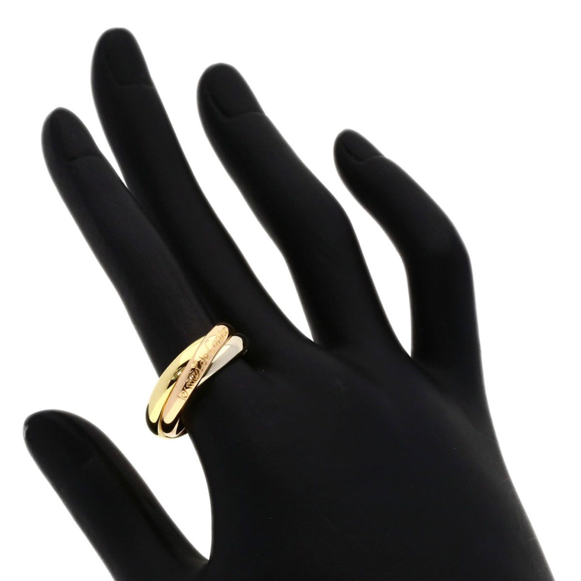 Cartier Cartier Trinity #57 Ring - 18K Yellow Gold/18K Pink White Gold Women's CARTIER Size ONE SIZE - 5 Thumbnail
