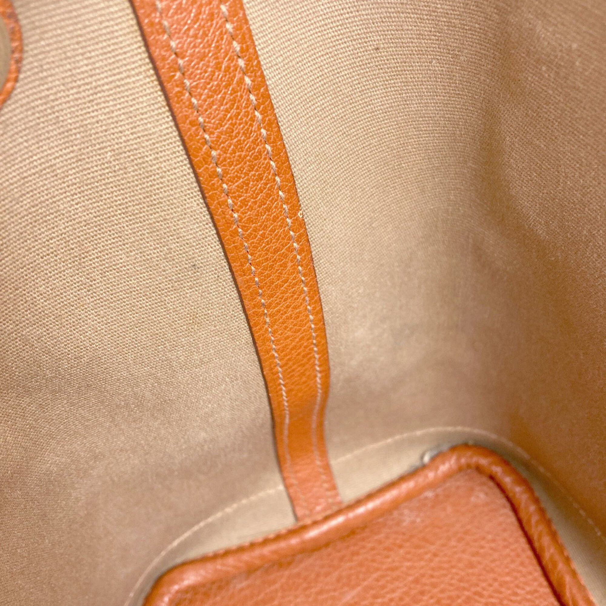 Hermes Hermes Garden Party TPM Silver Hardware Handbag Toile Officier/Negonda Women's HERMES Size ONE SIZE - 9 Thumbnail