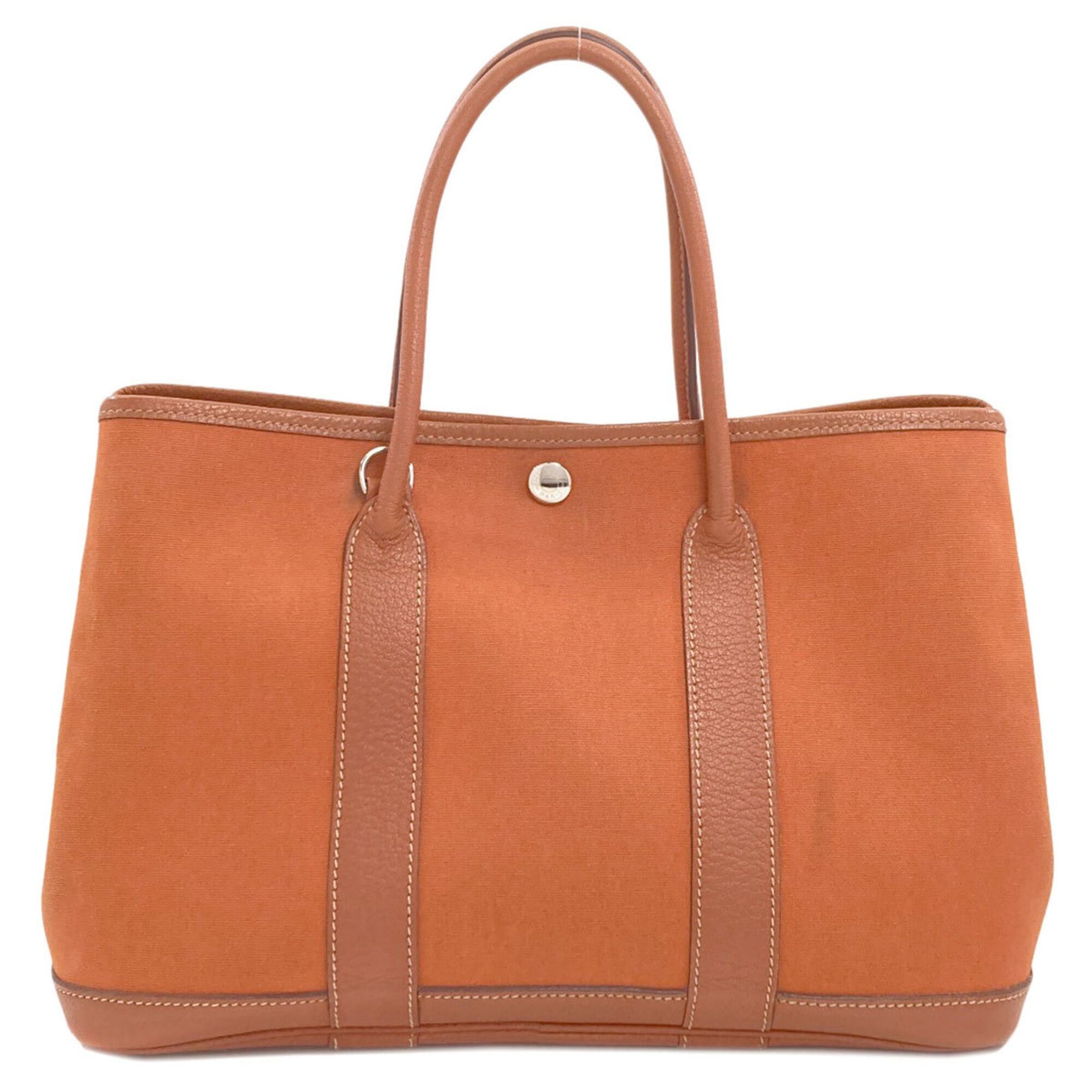Hermes Hermes Garden Party TPM Silver Hardware Handbag Toile Officier/Negonda Women's HERMES Size ONE SIZE - 2 Thumbnail