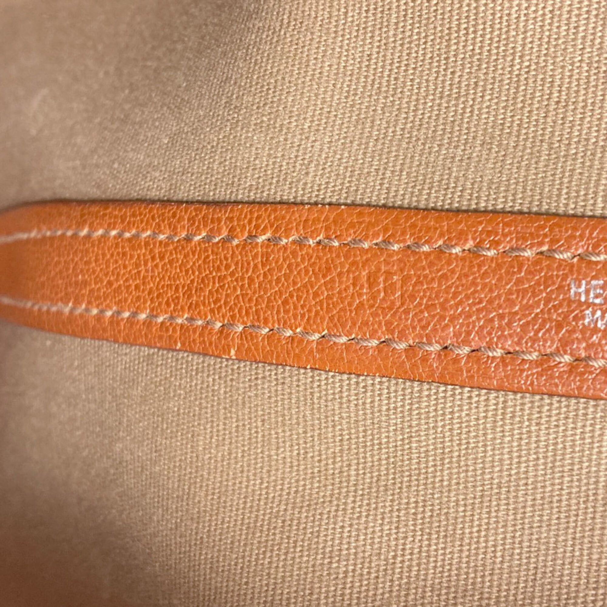 Hermes Hermes Garden Party TPM Silver Hardware Handbag Toile Officier/Negonda Women's HERMES Size ONE SIZE - 7 Thumbnail