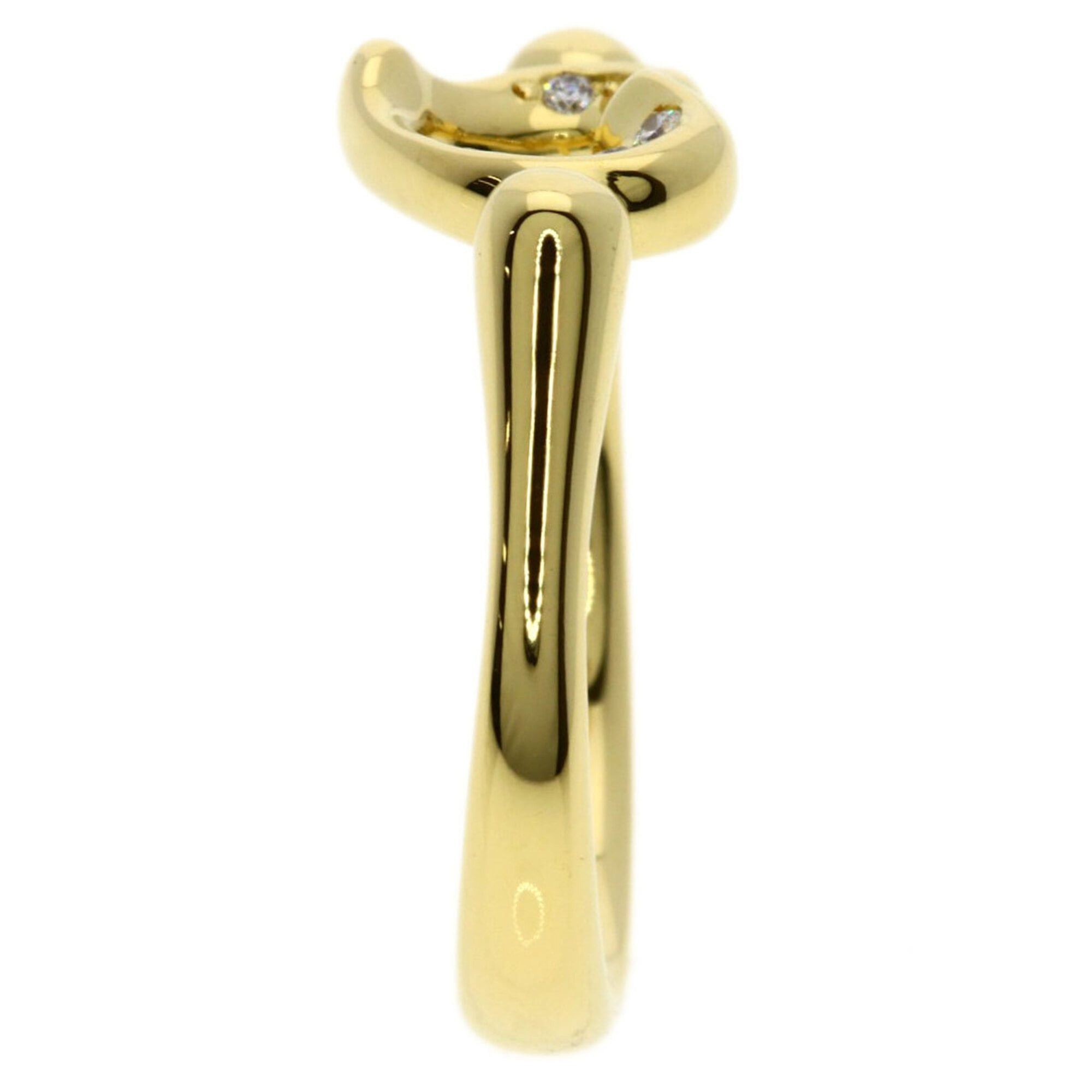 Tiffany & Co. Tiffany & Co. Open Heart Diamond Ring, 18K Yellow Gold, Women's. Size ONE SIZE - 3 Thumbnail