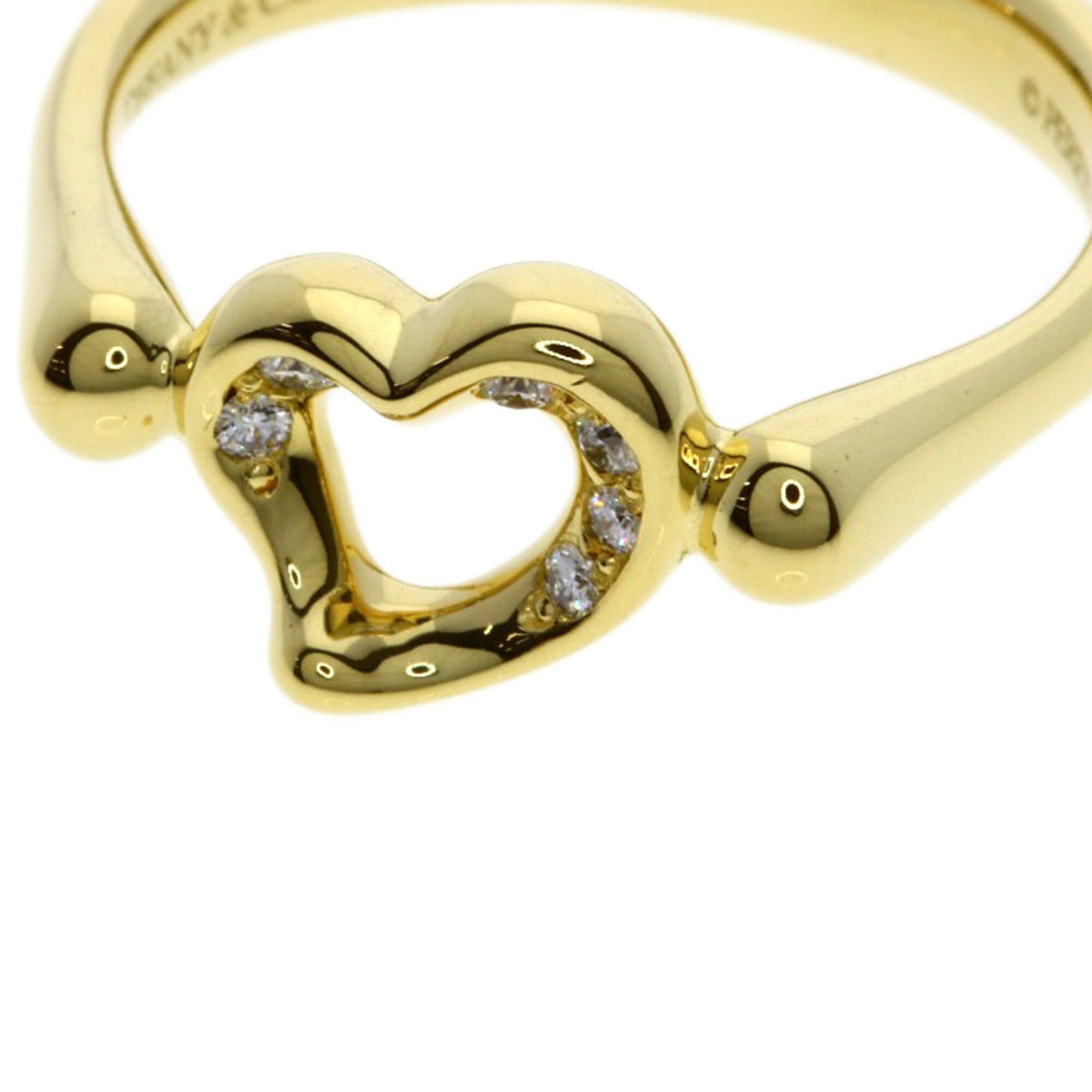 Tiffany & Co. Tiffany & Co. Open Heart Diamond Ring, 18K Yellow Gold, Women's. Size ONE SIZE - 8 Thumbnail