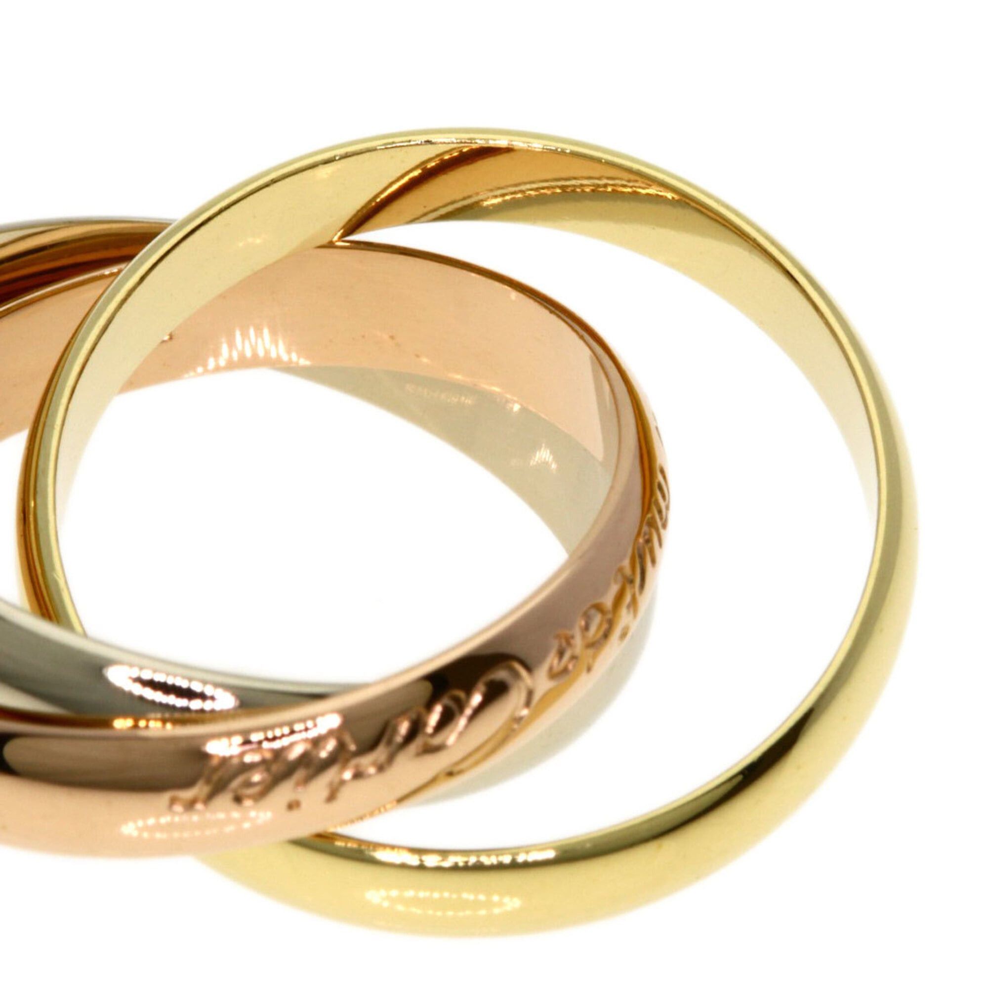 Cartier Cartier Trinity #53 Ring - 18K Yellow Gold/18K Pink White Gold Women's CARTIER Size ONE SIZE - 7 Thumbnail
