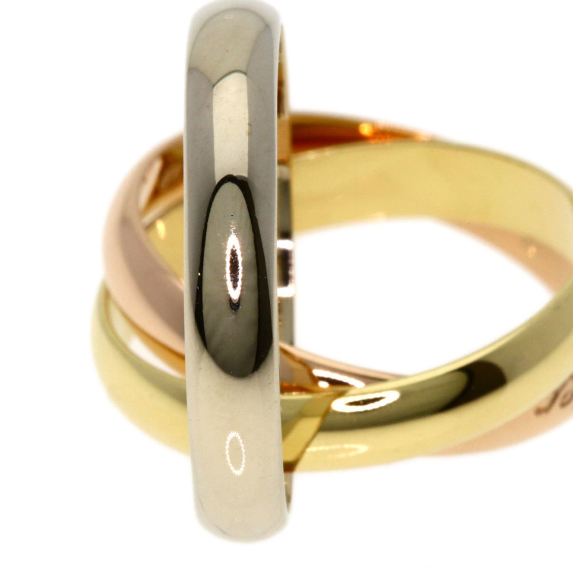 Cartier Cartier Trinity #53 Ring - 18K Yellow Gold/18K Pink White Gold Women's CARTIER Size ONE SIZE - 5 Thumbnail