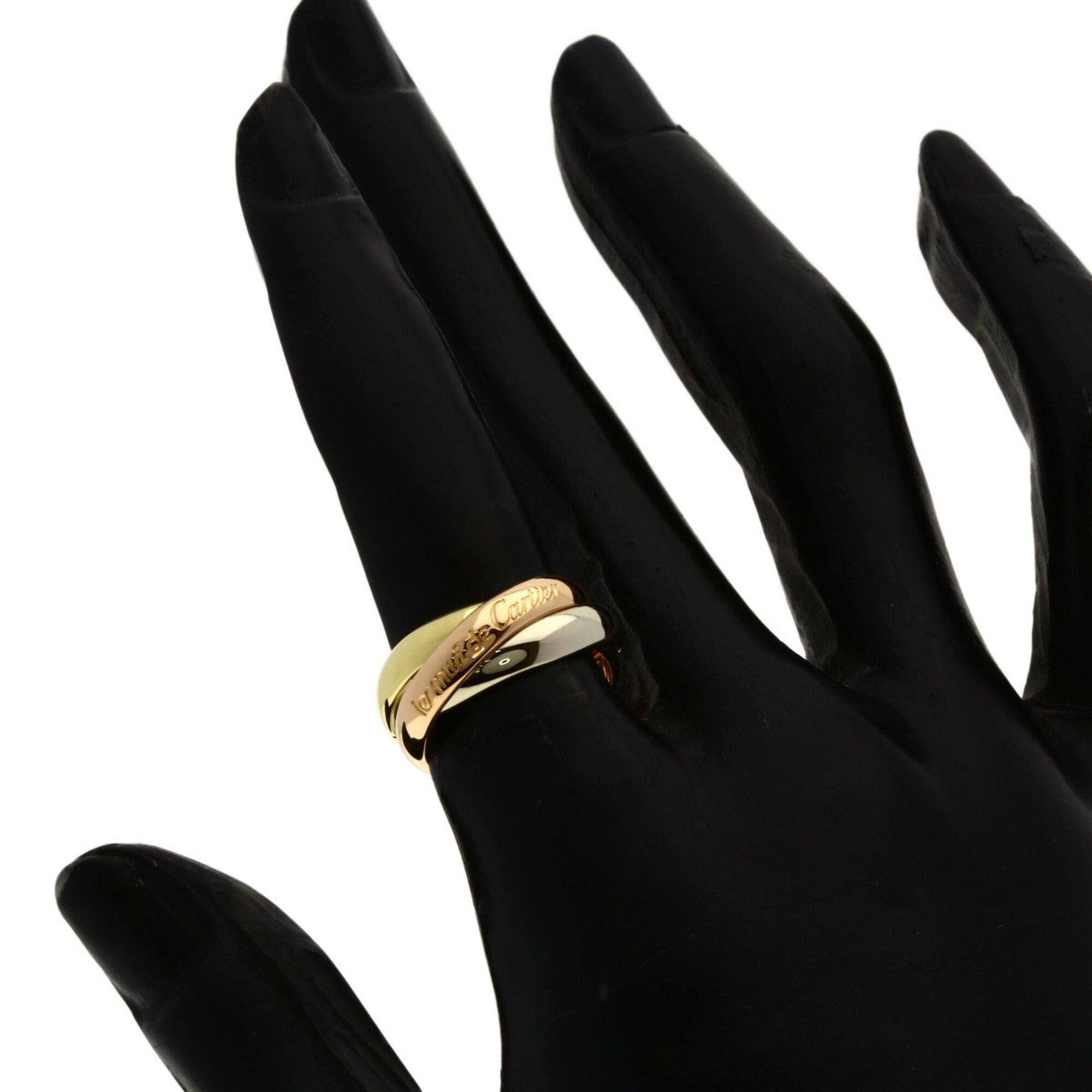 Cartier Cartier Trinity #48 Ring - 18K Yellow Gold/18K White Pink Gold Women's CARTIER Size ONE SIZE - 4 Thumbnail