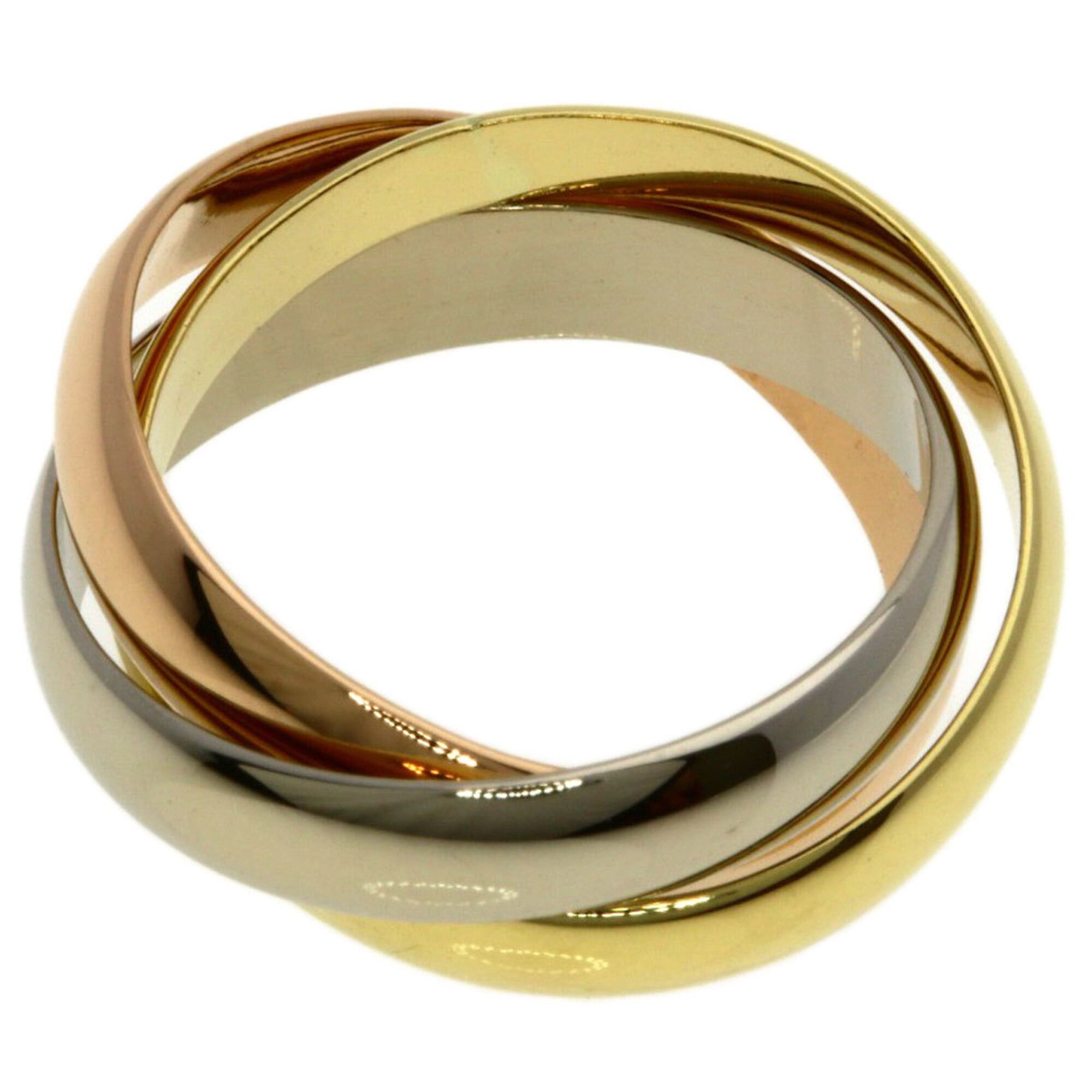 Cartier Cartier Trinity #48 Ring - 18K Yellow Gold/18K White Pink Gold Women's CARTIER Size ONE SIZE - 5 Thumbnail