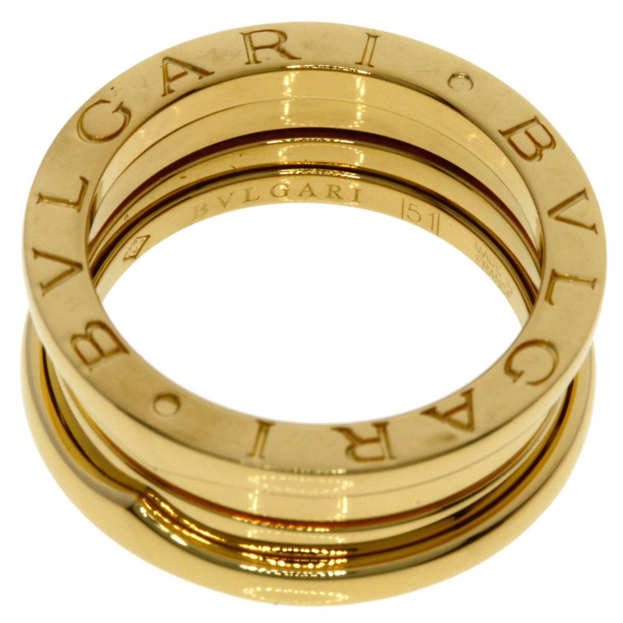Bvlgari BVLGARI B-zero1 2-band ring #51, 18K yellow gold, women's. Size ONE SIZE - 4 Thumbnail