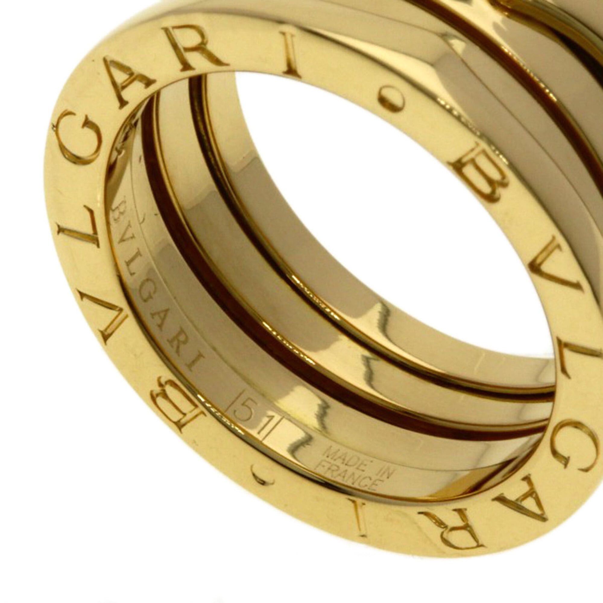 Bvlgari BVLGARI B-zero1 2-band ring #51, 18K yellow gold, women's. Size ONE SIZE - 5 Thumbnail