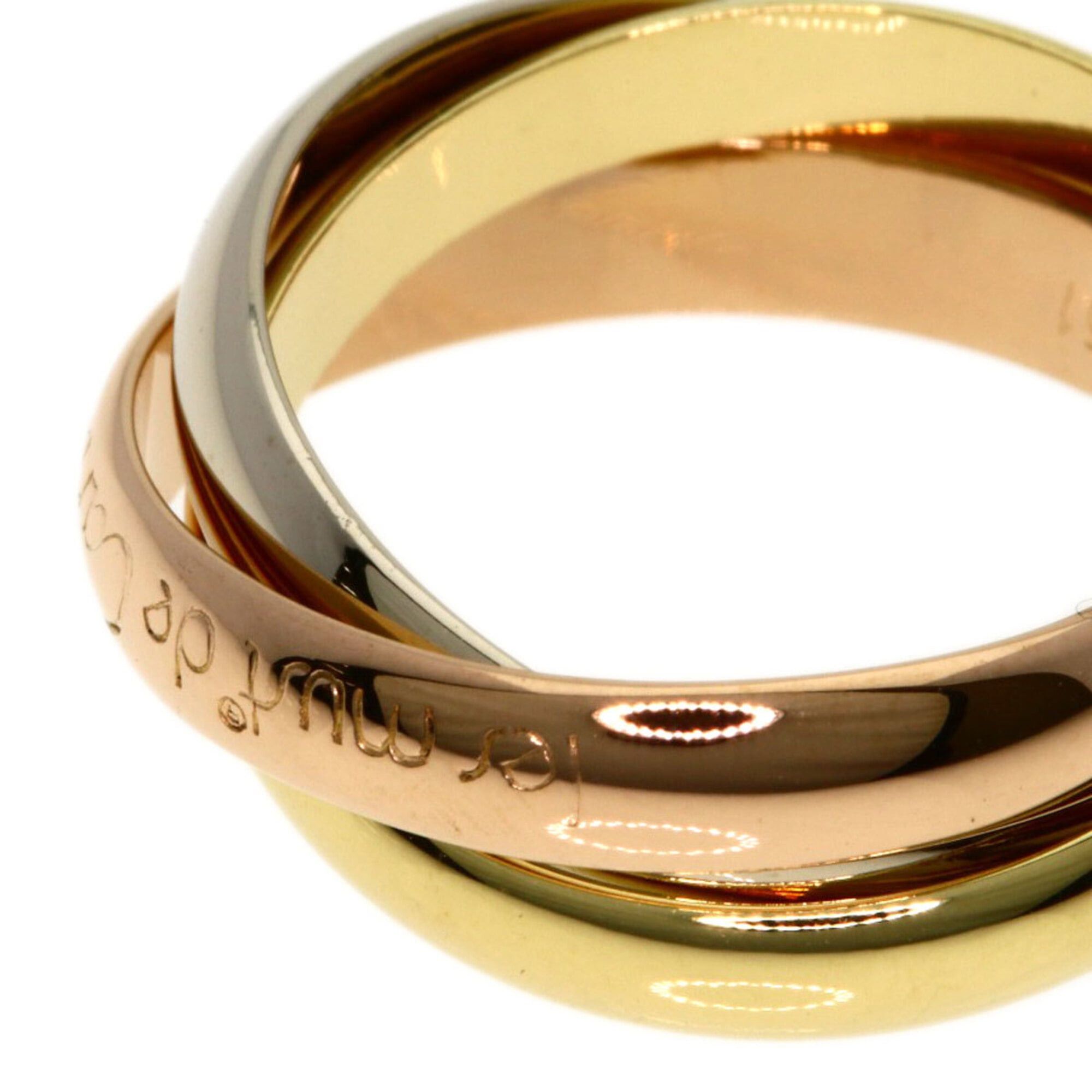 Cartier Cartier Trinity #51 Ring - 18K Yellow Gold/18K Pink White Gold Women's CARTIER Size ONE SIZE - 7 Thumbnail