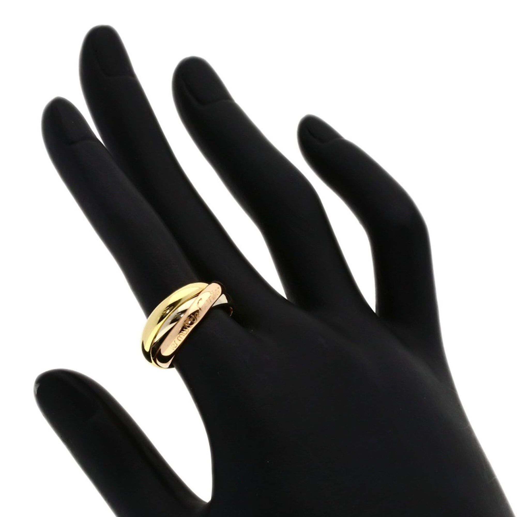 Cartier Cartier Trinity #51 Ring - 18K Yellow Gold/18K Pink White Gold Women's CARTIER Size ONE SIZE - 4 Thumbnail