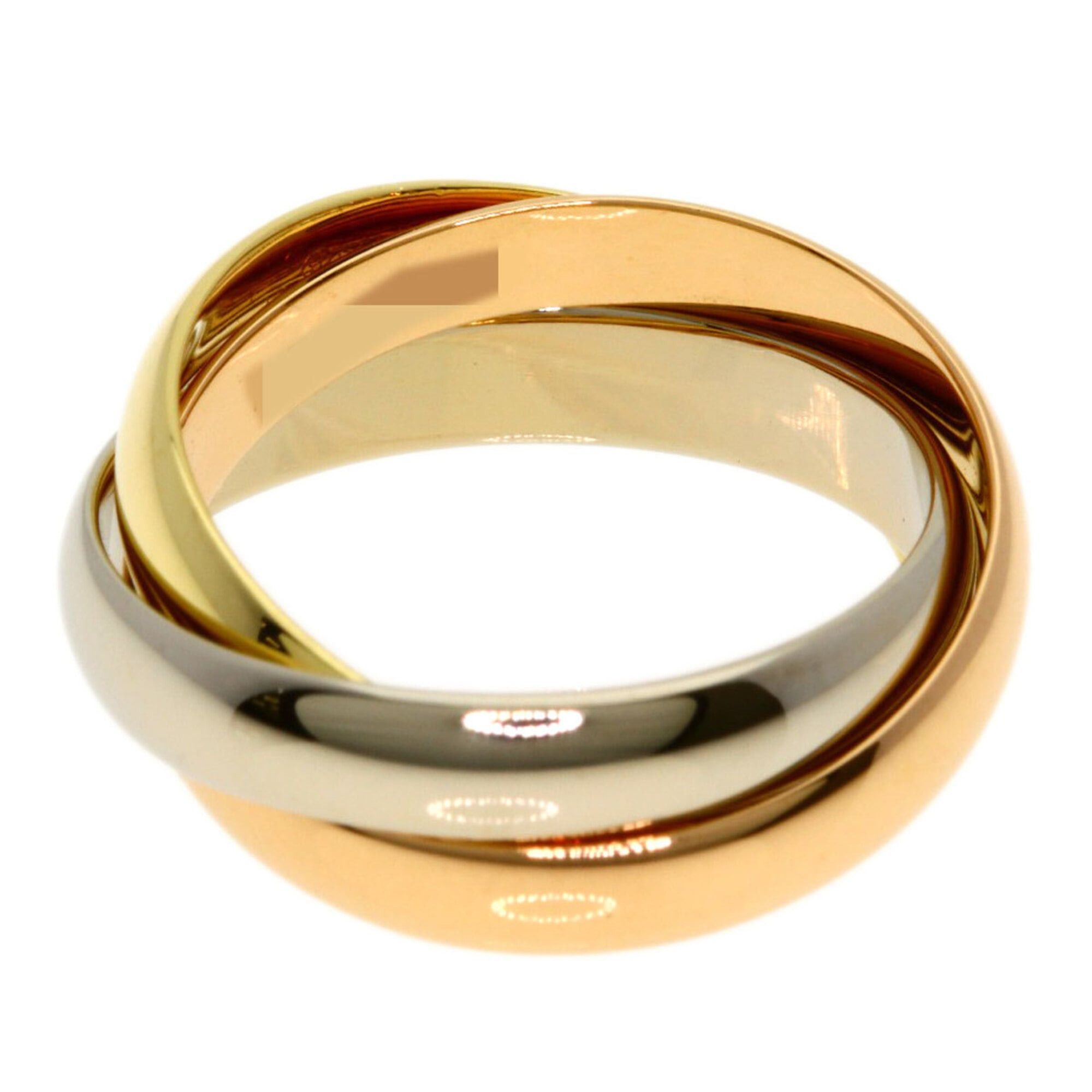 Cartier Cartier Trinity #49 Ring - 18K Yellow Gold/18K Pink White Gold Women's CARTIER Size ONE SIZE - 3 Thumbnail