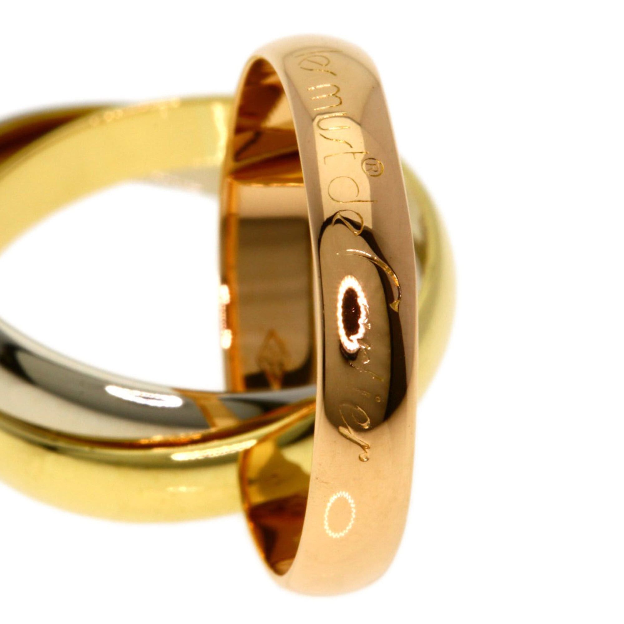 Cartier Cartier Trinity #49 Ring - 18K Yellow Gold/18K Pink White Gold Women's CARTIER Size ONE SIZE - 6 Thumbnail