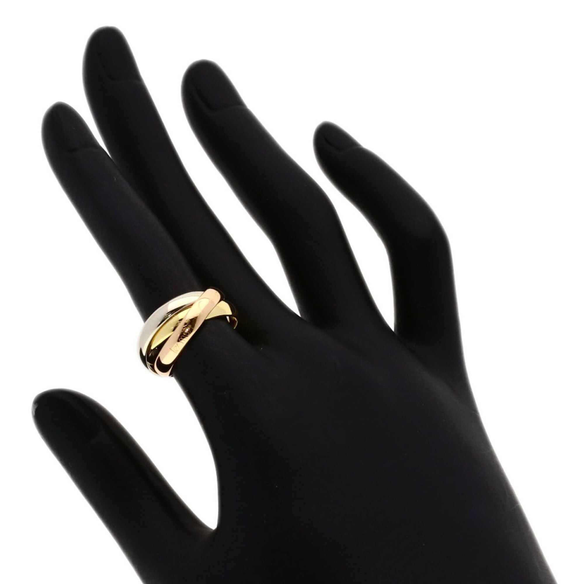 Cartier Cartier Trinity #49 Ring - 18K Yellow Gold/18K Pink White Gold Women's CARTIER Size ONE SIZE - 5 Thumbnail