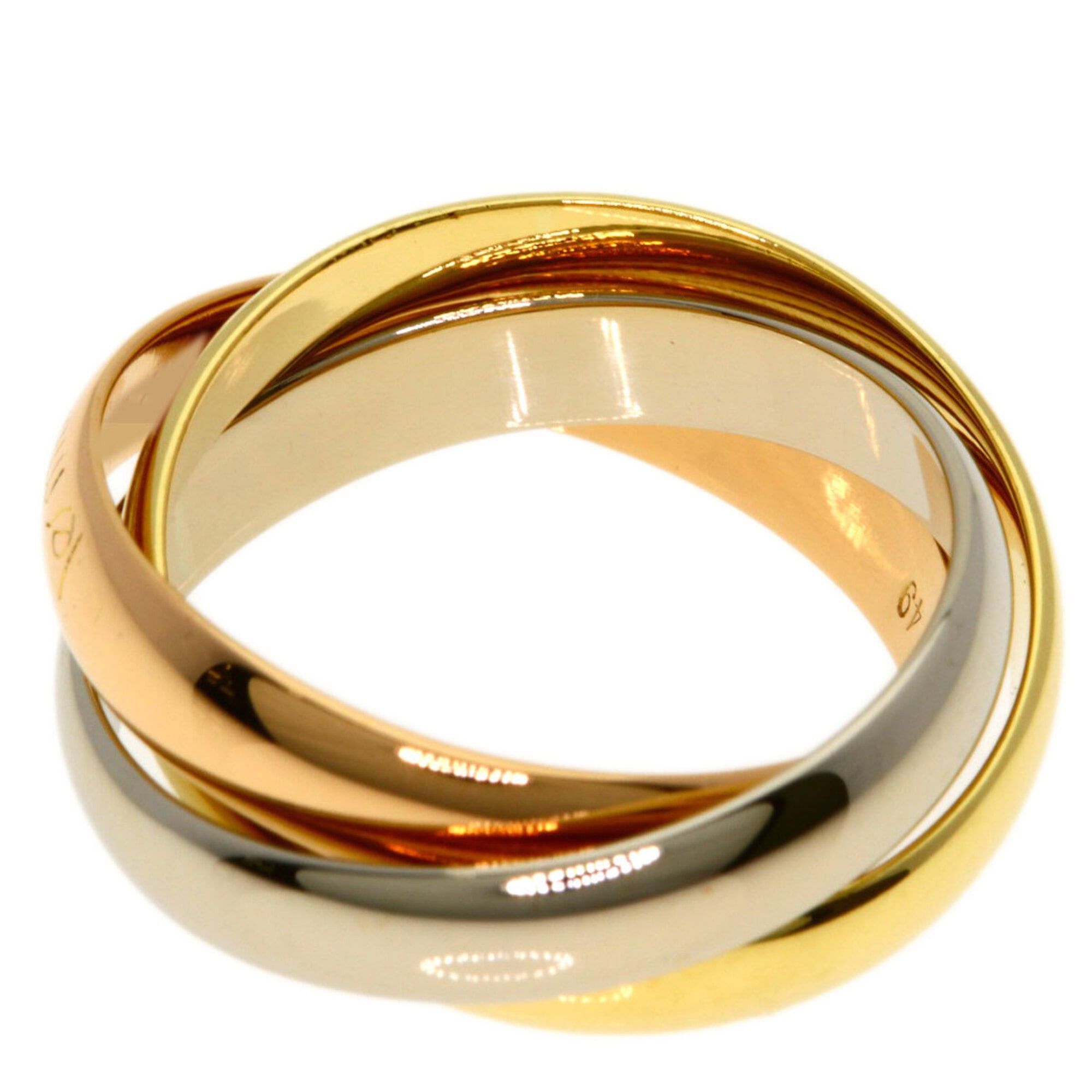 Cartier Cartier Trinity #49 Ring - 18K Yellow Gold/18K Pink White Gold Women's CARTIER Size ONE SIZE - 7 Thumbnail