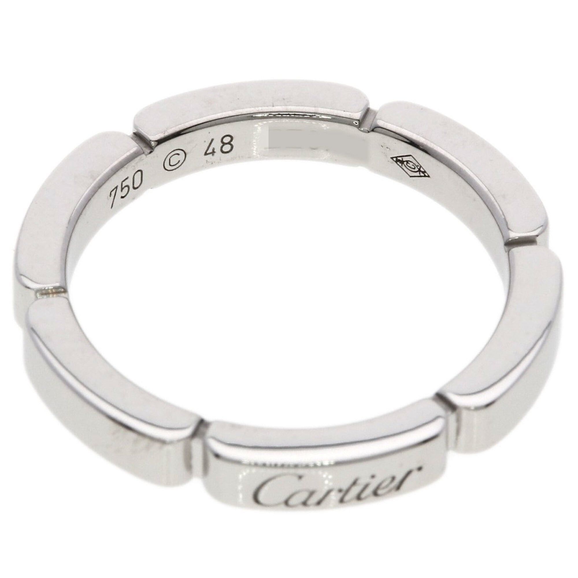 Cartier Cartier Maillon Panthère #48 Ring, 18K White Gold, Women's. Size ONE SIZE - 4 Thumbnail