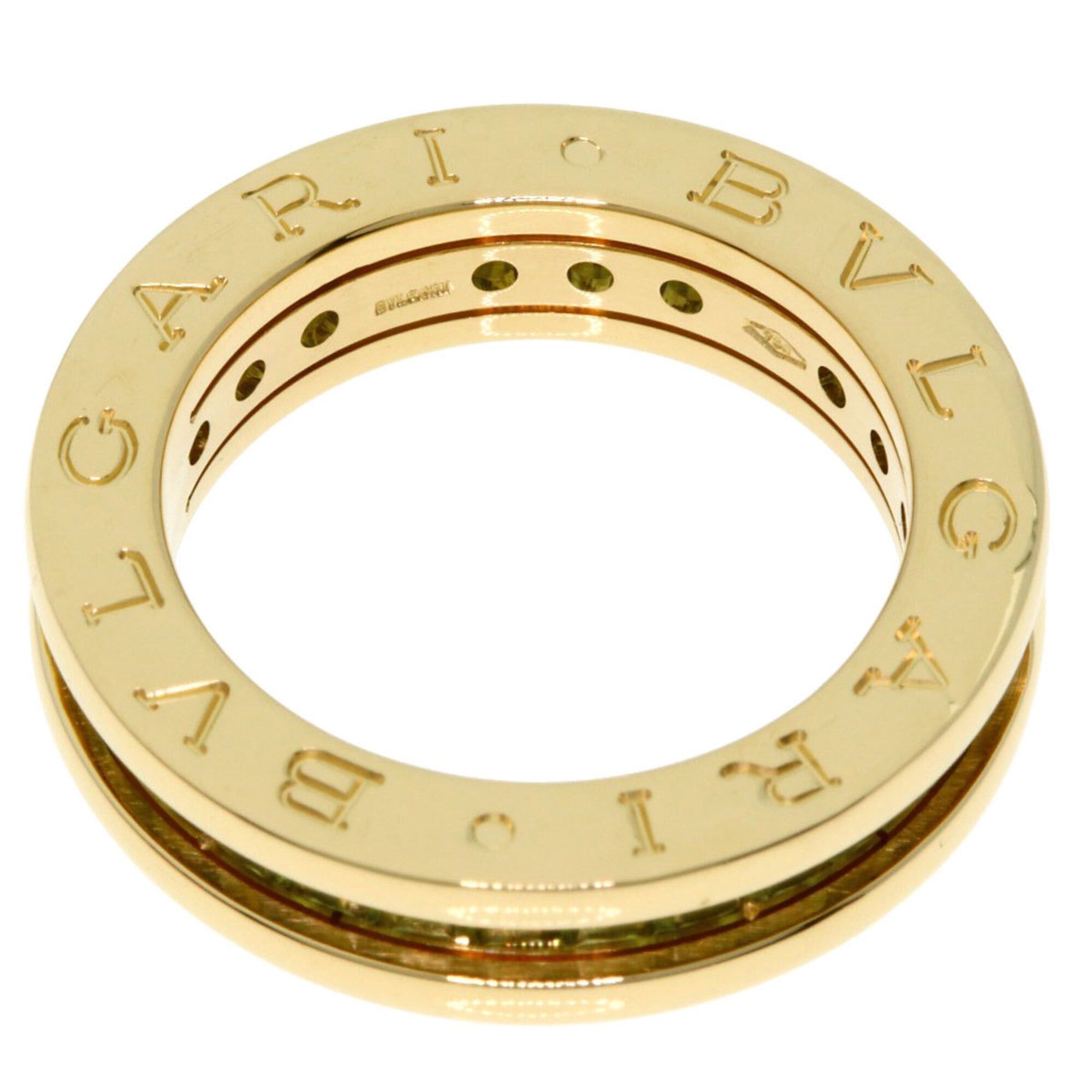 Bvlgari BVLGARI B-zero1 1-band Peridot Ring #48 18K Yellow Gold Women's Size ONE SIZE - 4 Thumbnail