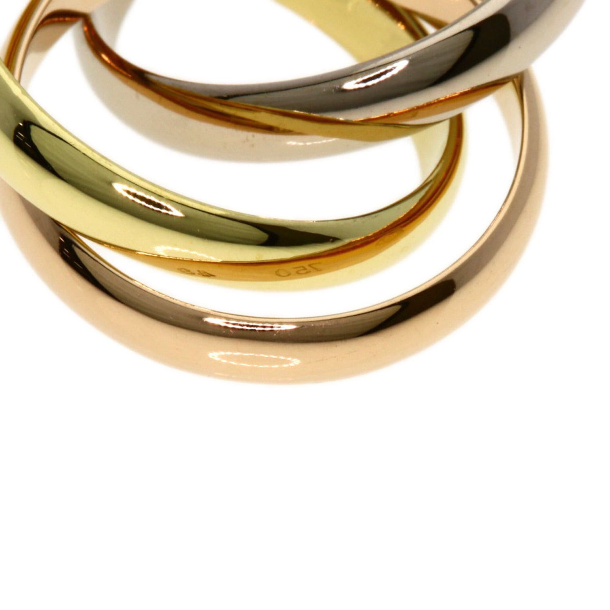 Cartier Cartier Trinity #48 Ring - 18K Yellow Gold/18K Pink White Gold Women's CARTIER Size ONE SIZE - 5 Thumbnail