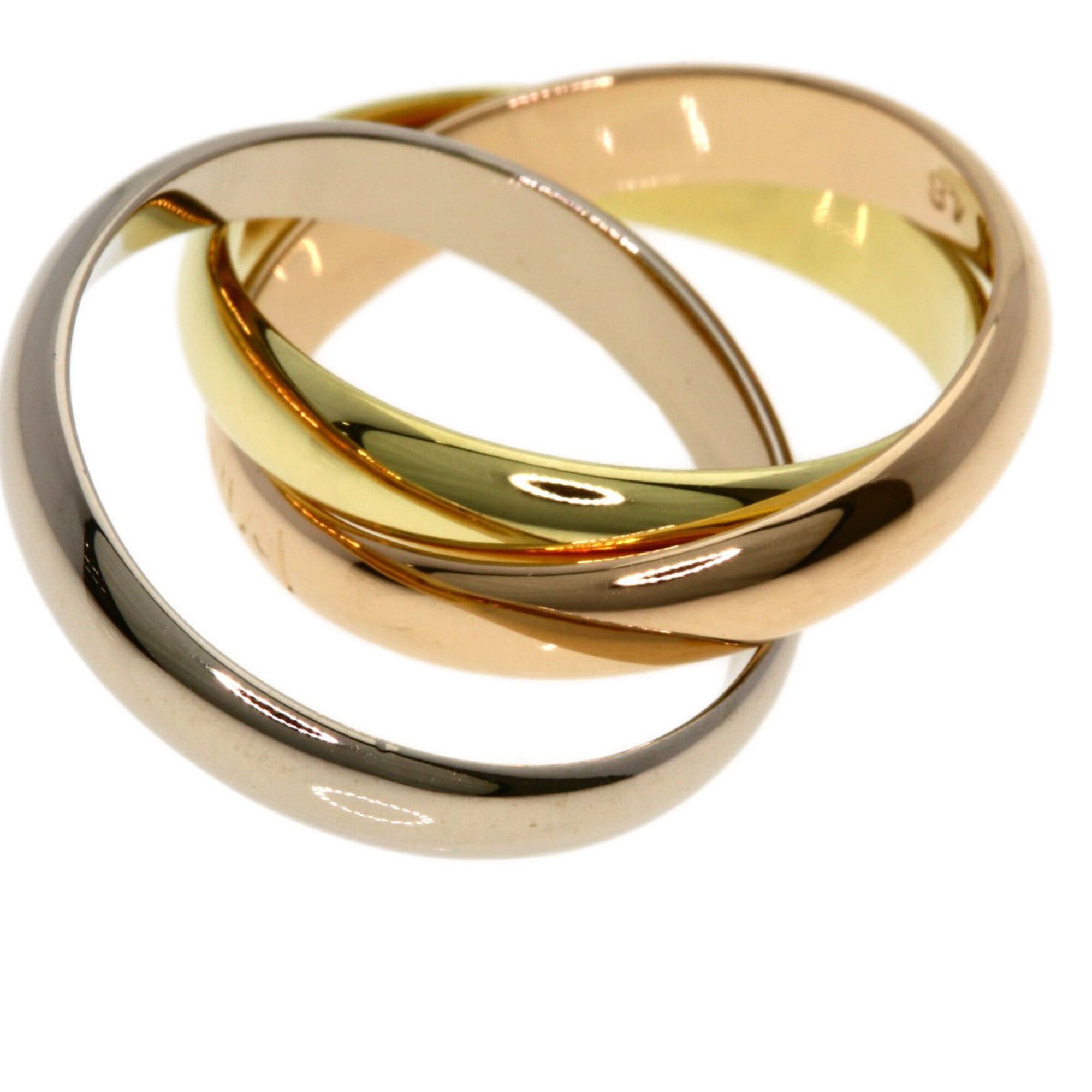 Cartier Cartier Trinity #48 Ring - 18K Yellow Gold/18K Pink White Gold Women's CARTIER Size ONE SIZE - 6 Thumbnail