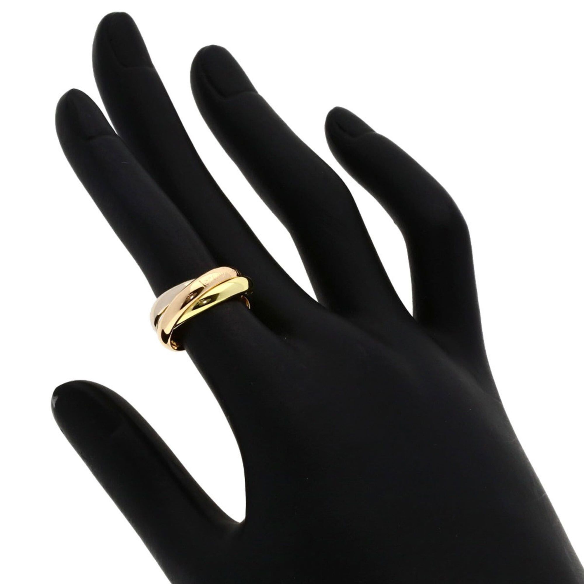 Cartier Cartier Trinity #48 Ring - 18K Yellow Gold/18K Pink White Gold Women's CARTIER Size ONE SIZE - 4 Thumbnail