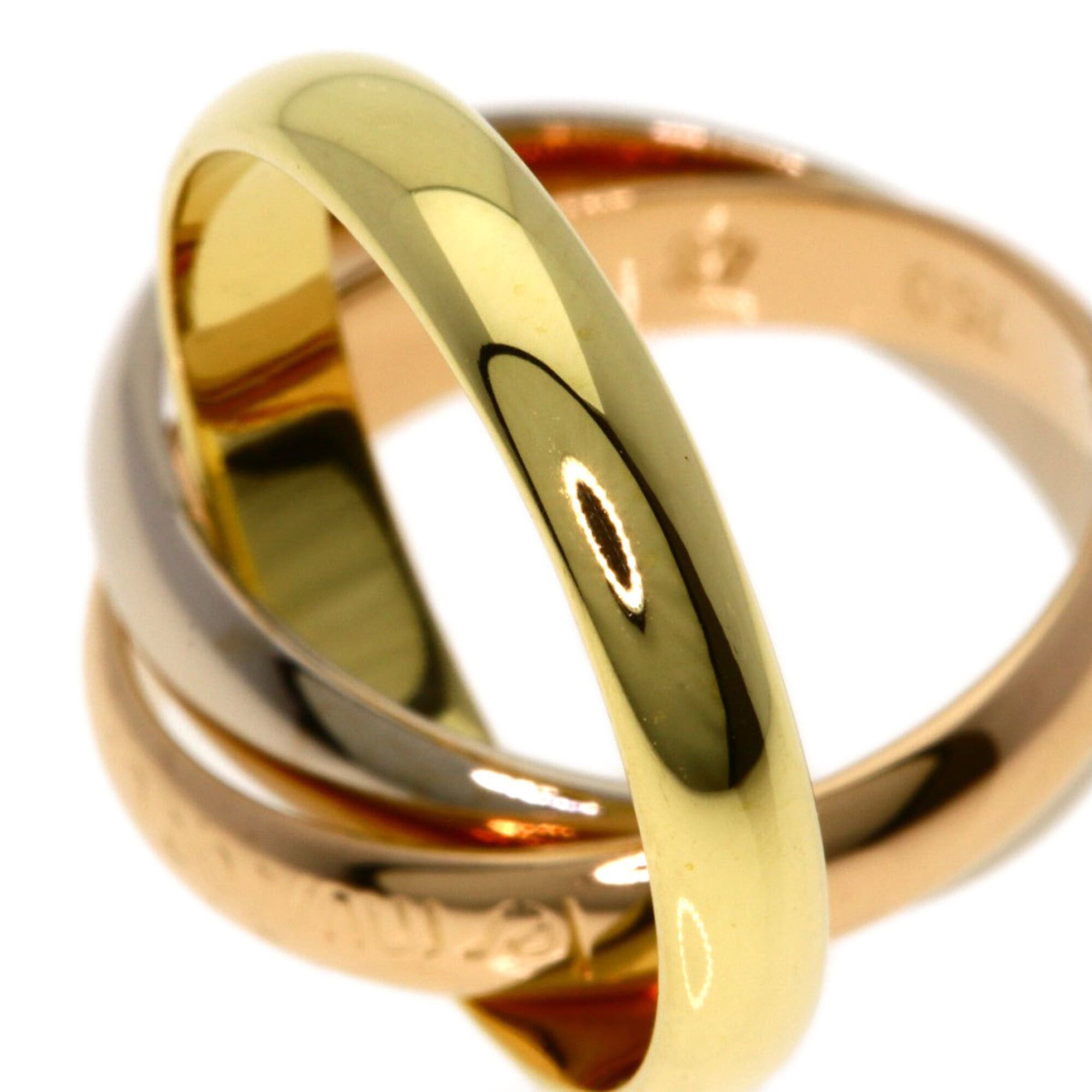 Cartier Cartier Trinity #48 Ring - 18K Yellow Gold/18K Pink White Gold Women's CARTIER Size ONE SIZE - 8 Thumbnail