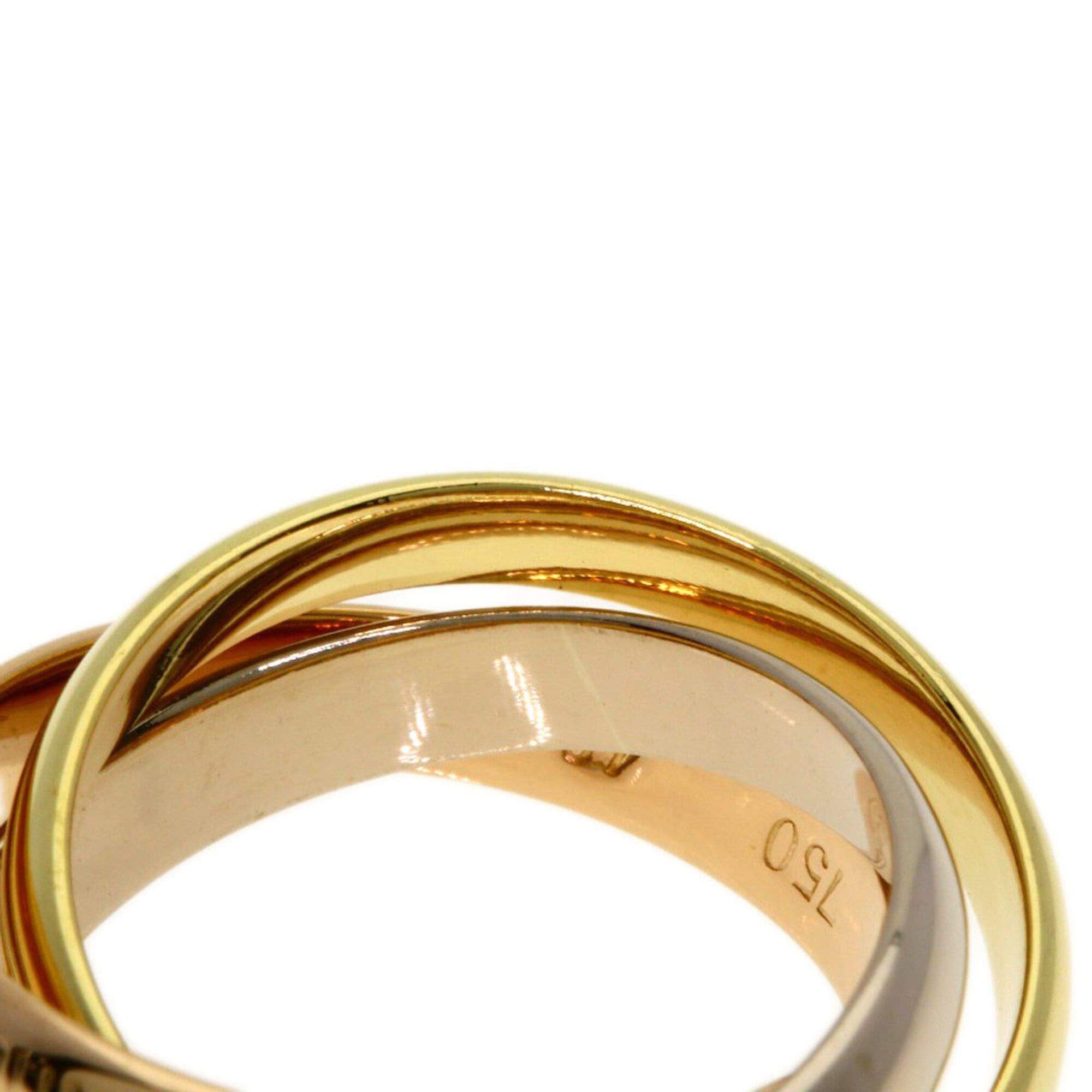 Cartier Cartier Trinity #48 Ring - 18K Yellow Gold/18K Pink White Gold Women's CARTIER Size ONE SIZE - 7 Thumbnail