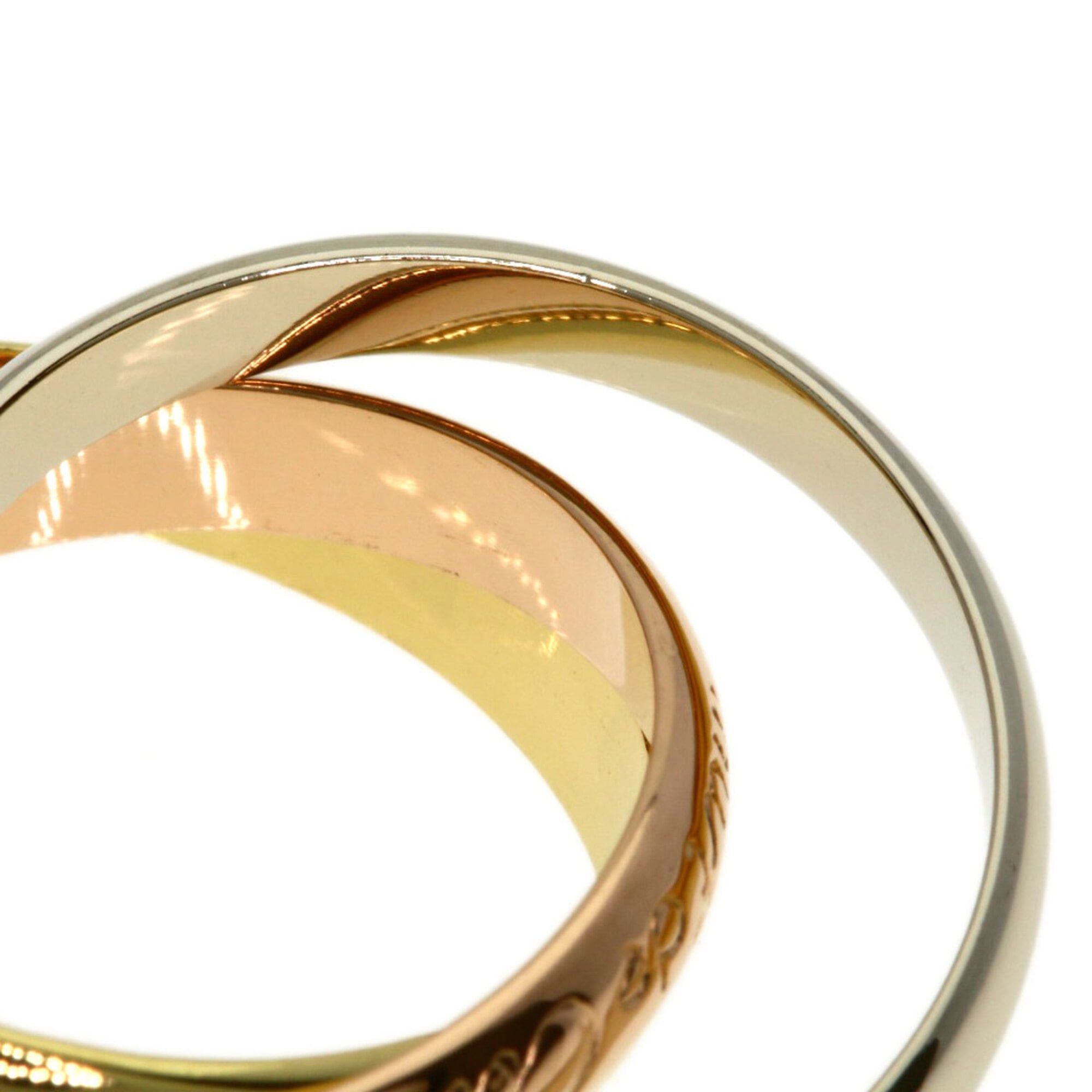Cartier Cartier Trinity #53 Ring - 18K Yellow Gold/18K Pink White Gold Women's CARTIER Size ONE SIZE - 5 Thumbnail