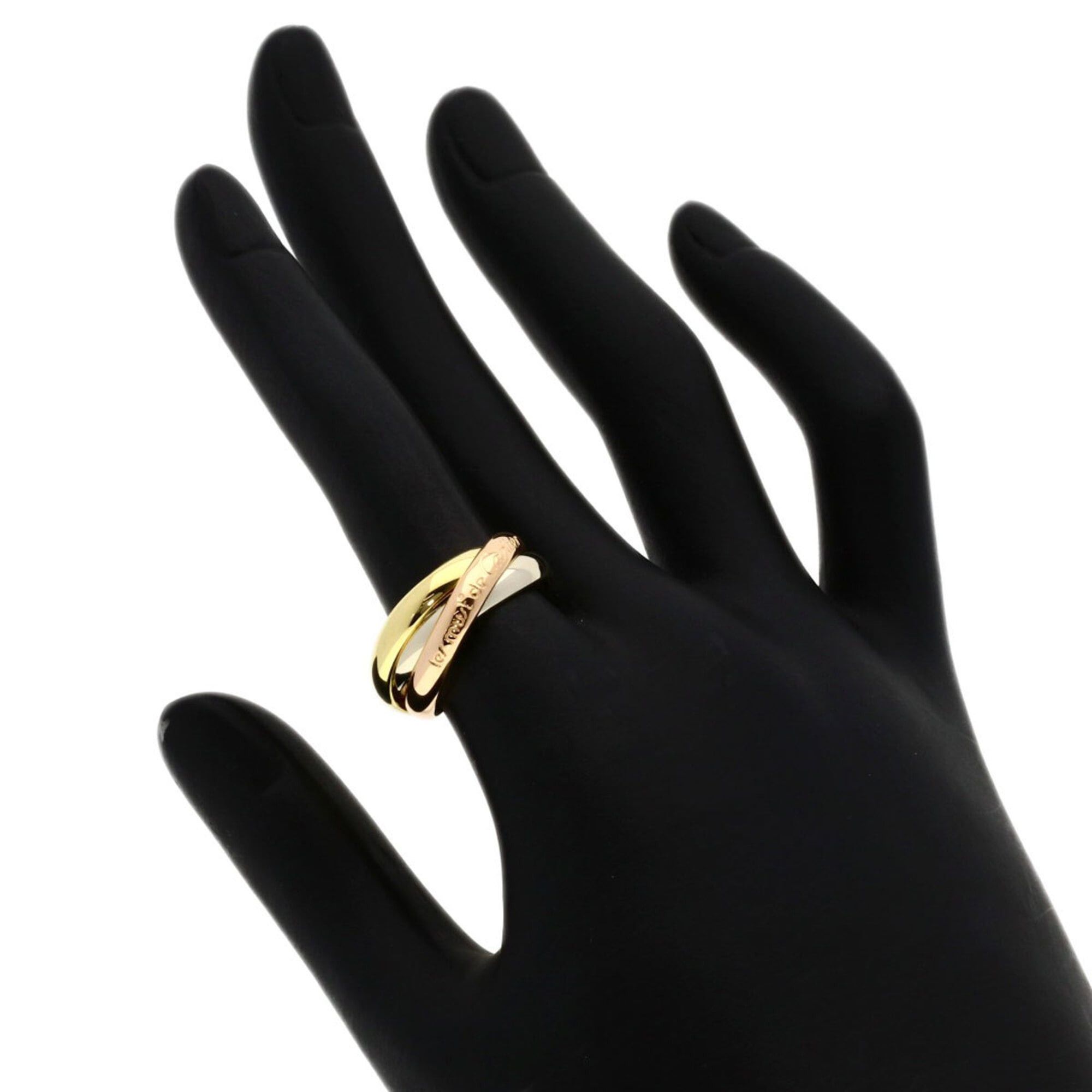 Cartier Cartier Trinity #53 Ring - 18K Yellow Gold/18K Pink White Gold Women's CARTIER Size ONE SIZE - 4 Thumbnail