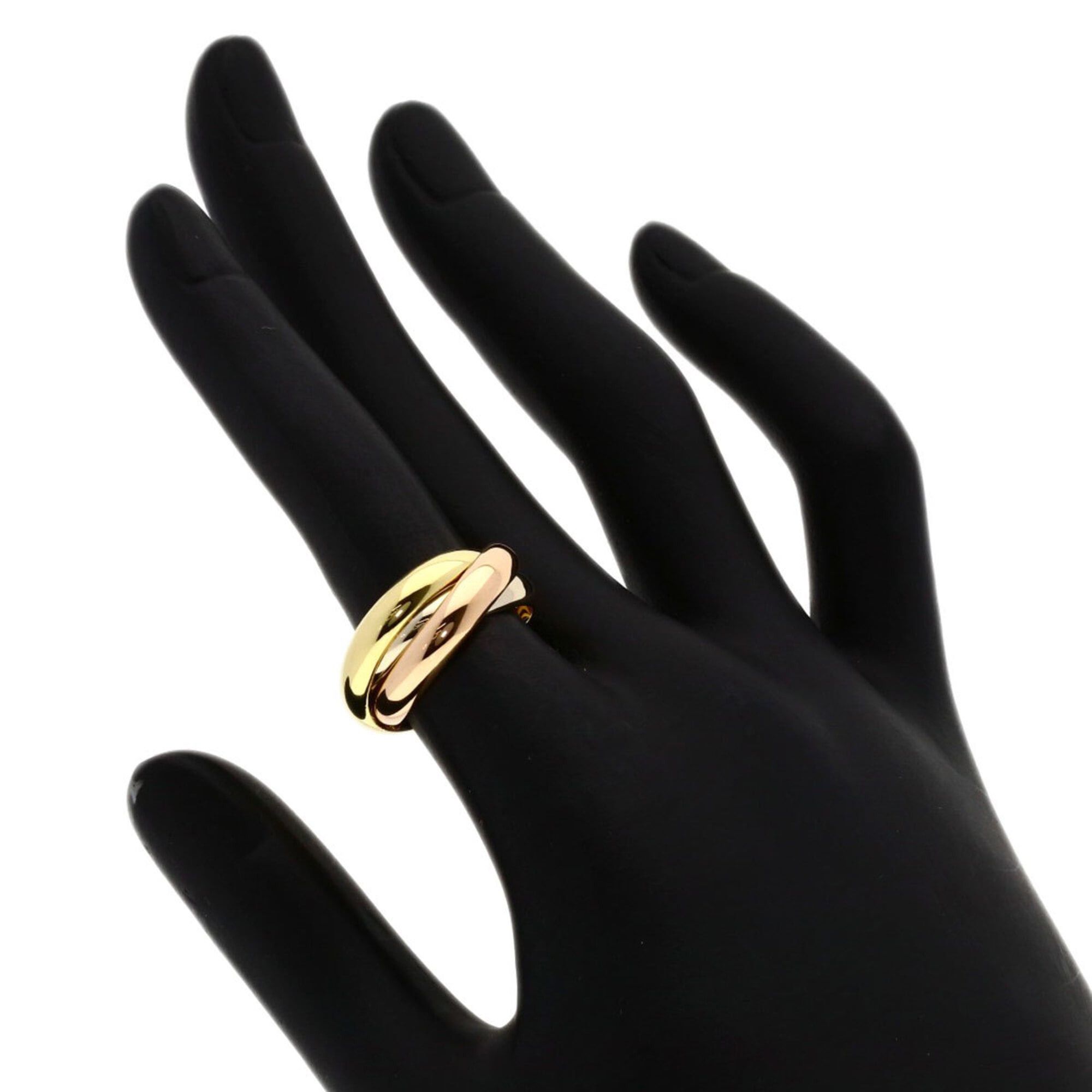 Cartier Cartier Trinity #49 Ring - 18K Yellow Gold/18K Pink White Gold Women's CARTIER Size ONE SIZE - 5 Thumbnail