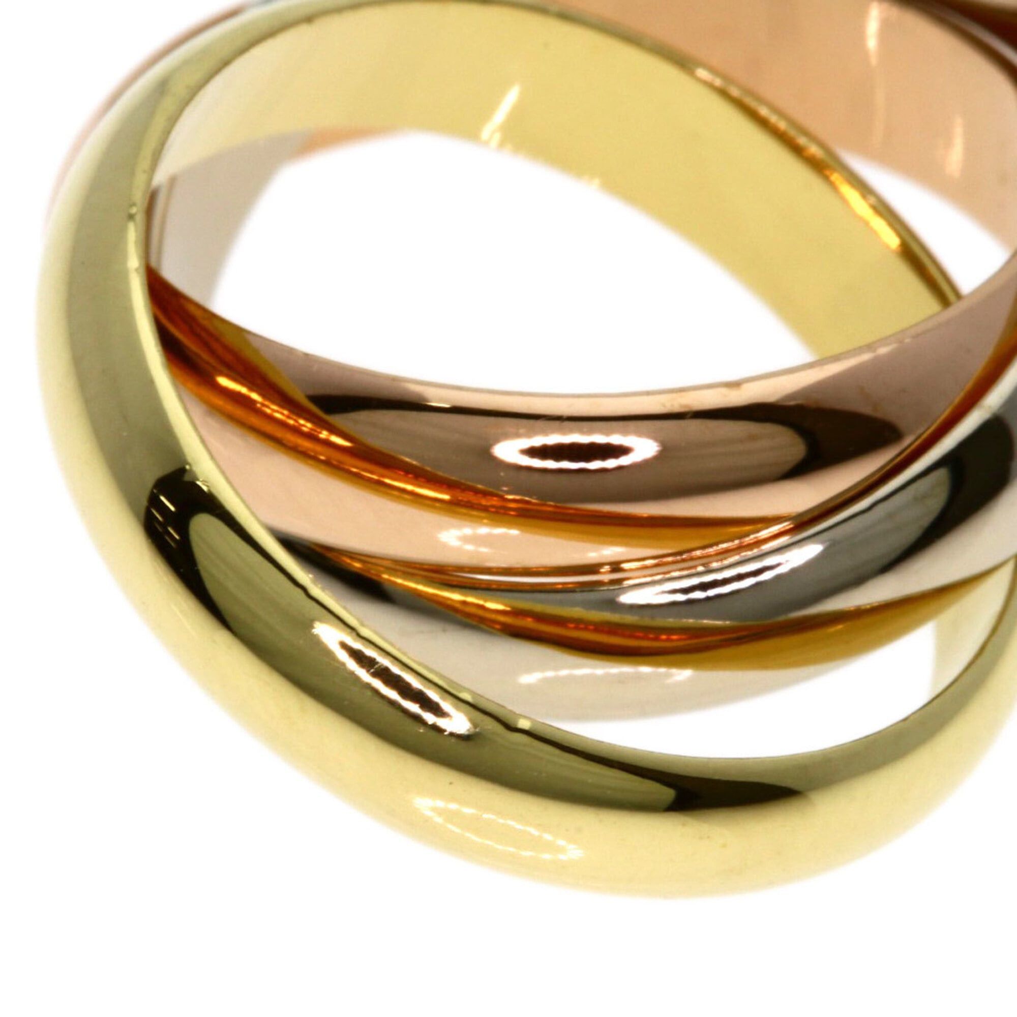 Cartier Cartier Trinity #49 Ring - 18K Yellow Gold/18K Pink White Gold Women's CARTIER Size ONE SIZE - 6 Thumbnail