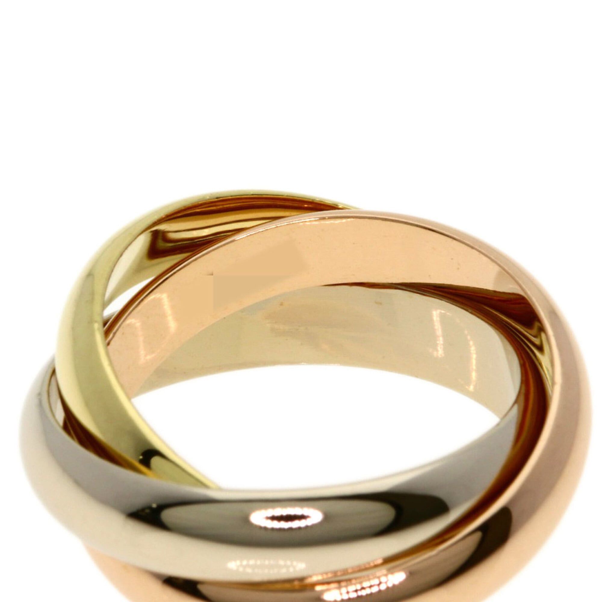 Cartier Cartier Trinity #49 Ring - 18K Yellow Gold/18K Pink White Gold Women's CARTIER Size ONE SIZE - 4 Thumbnail